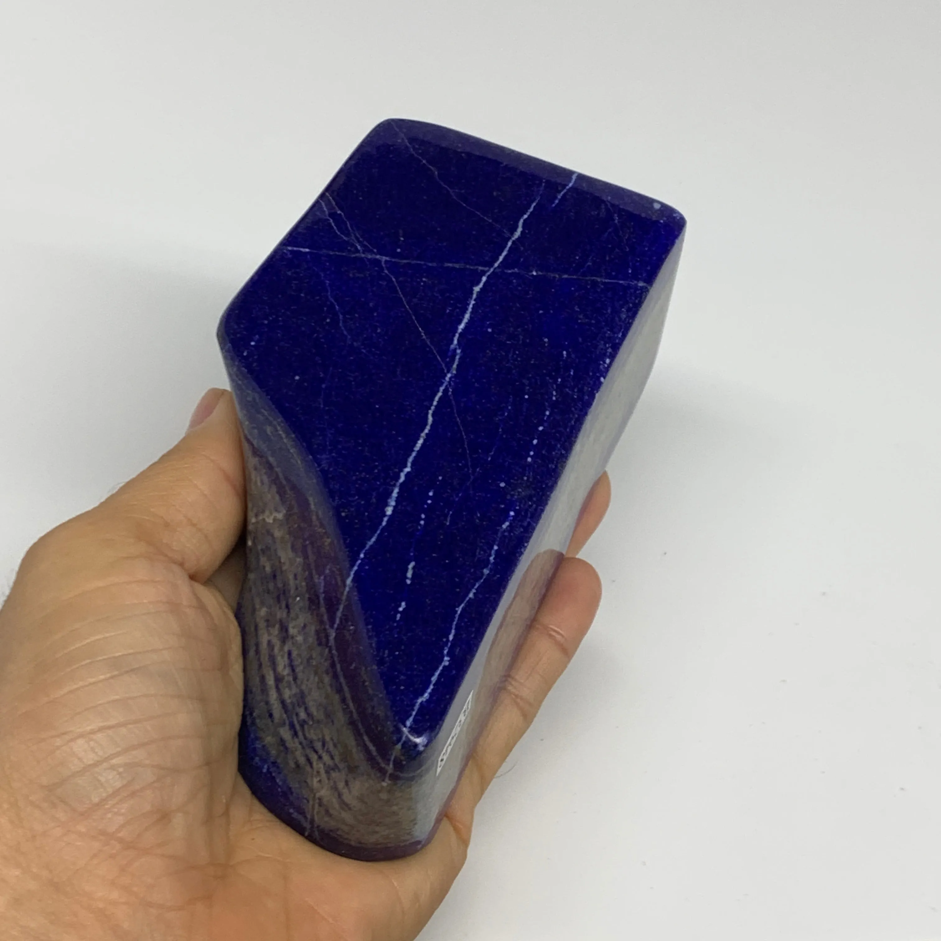 1.92 lbs, 5.4"x2.6"x1.7", Natural Freeform Lapis Lazuli from Afghanistan, B32948