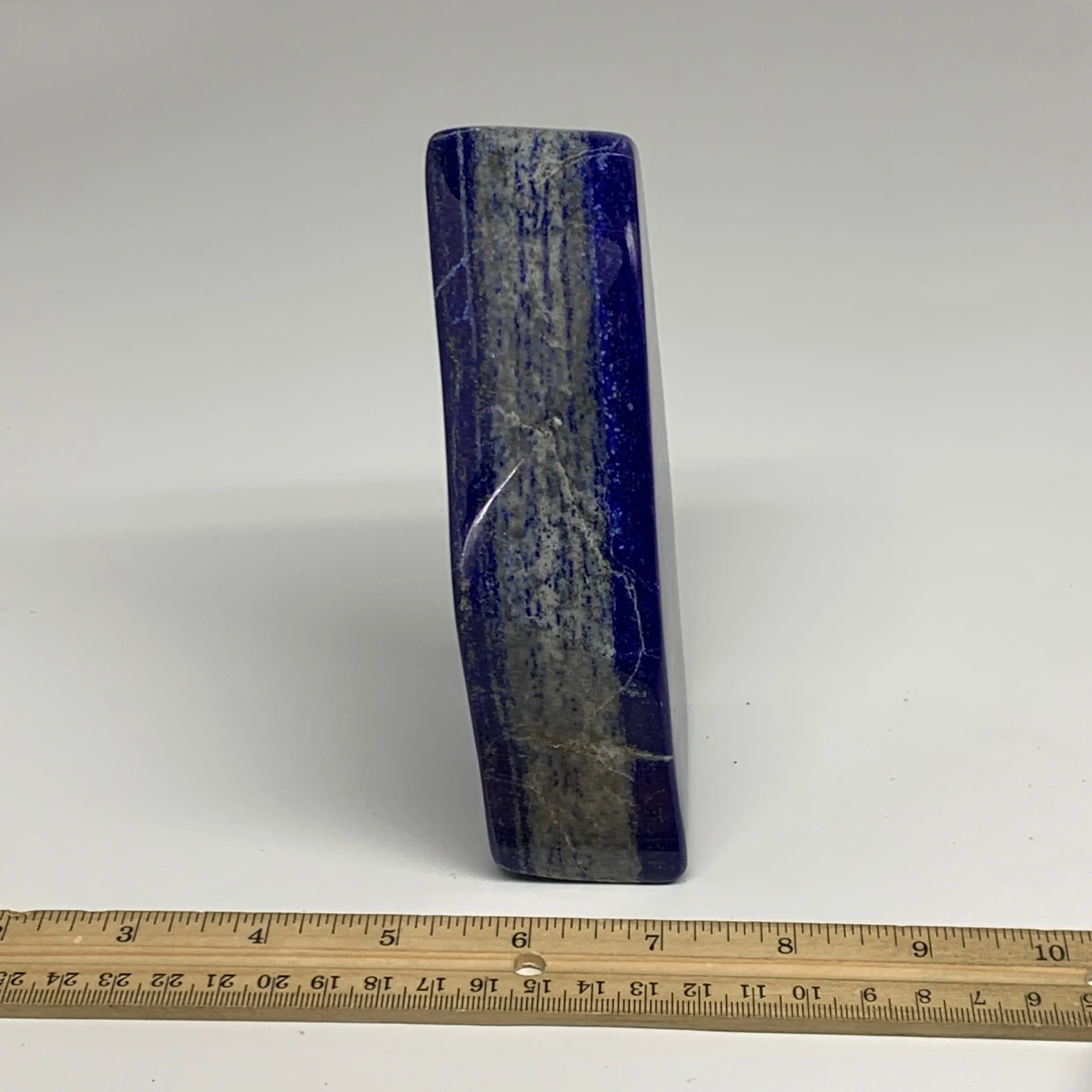1.92 lbs, 5.4"x2.6"x1.7", Natural Freeform Lapis Lazuli from Afghanistan, B32948