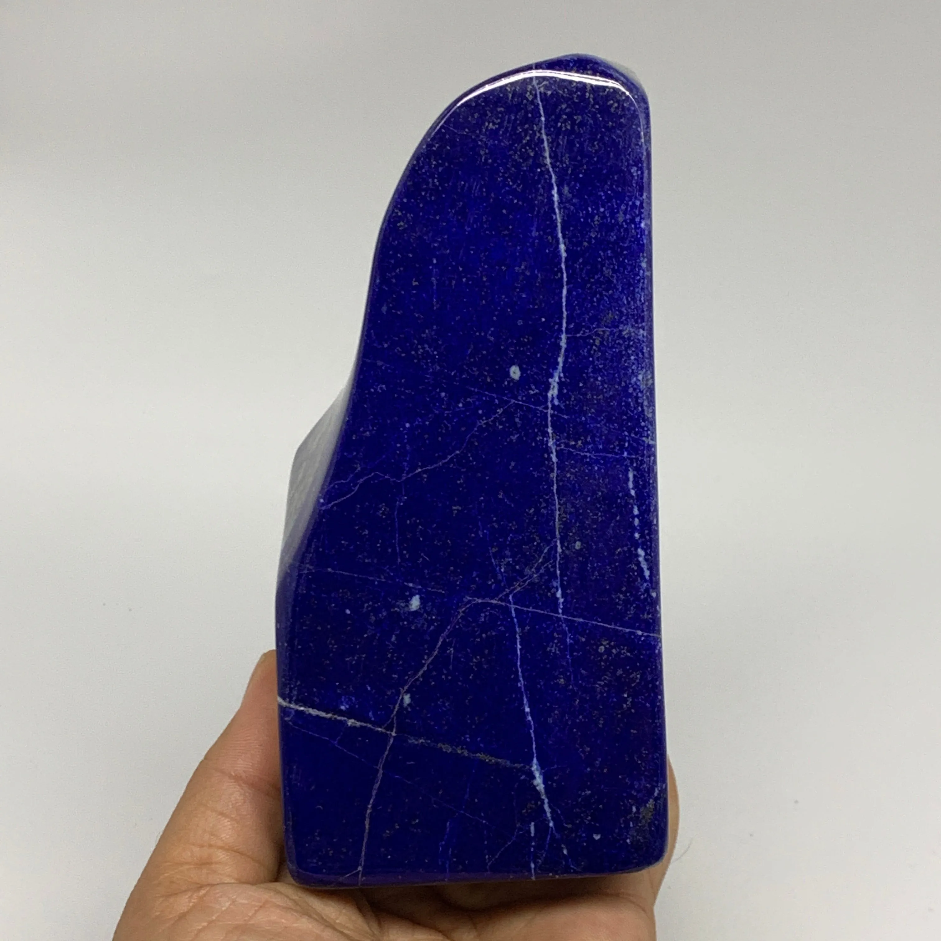 1.92 lbs, 5.4"x2.6"x1.7", Natural Freeform Lapis Lazuli from Afghanistan, B32948