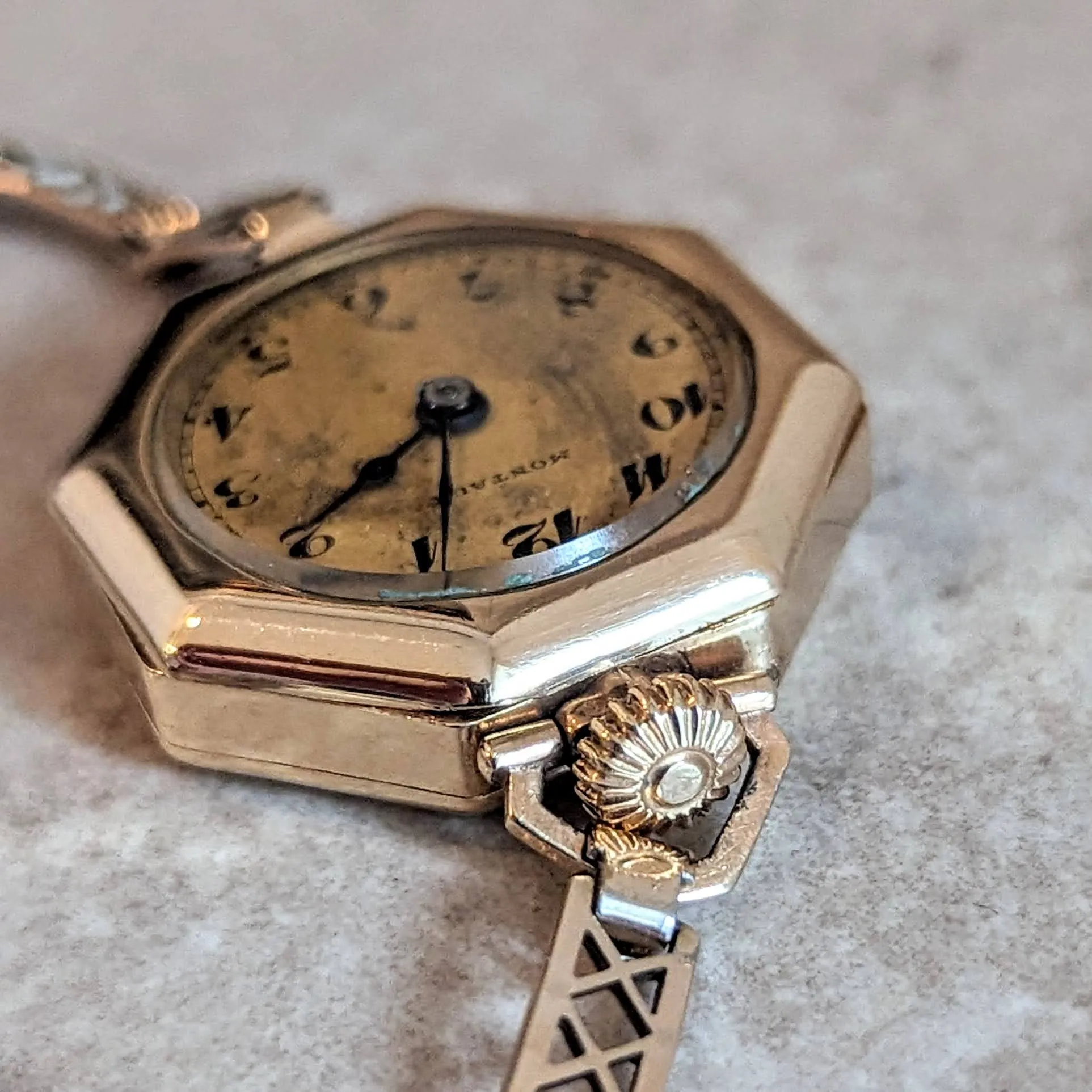 1920s MONTAUK Ladies Watch Marvin Watch Co. 15 Jewels Fahys Montauk Case