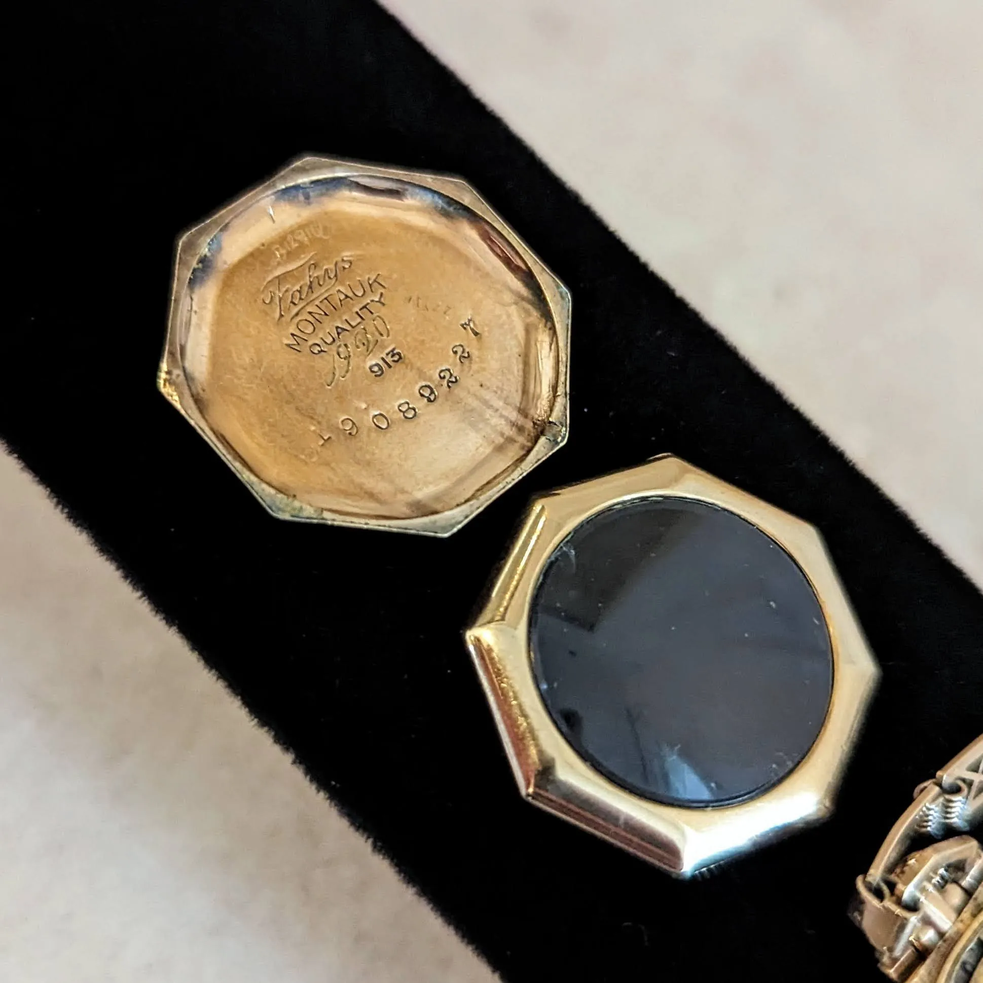 1920s MONTAUK Ladies Watch Marvin Watch Co. 15 Jewels Fahys Montauk Case