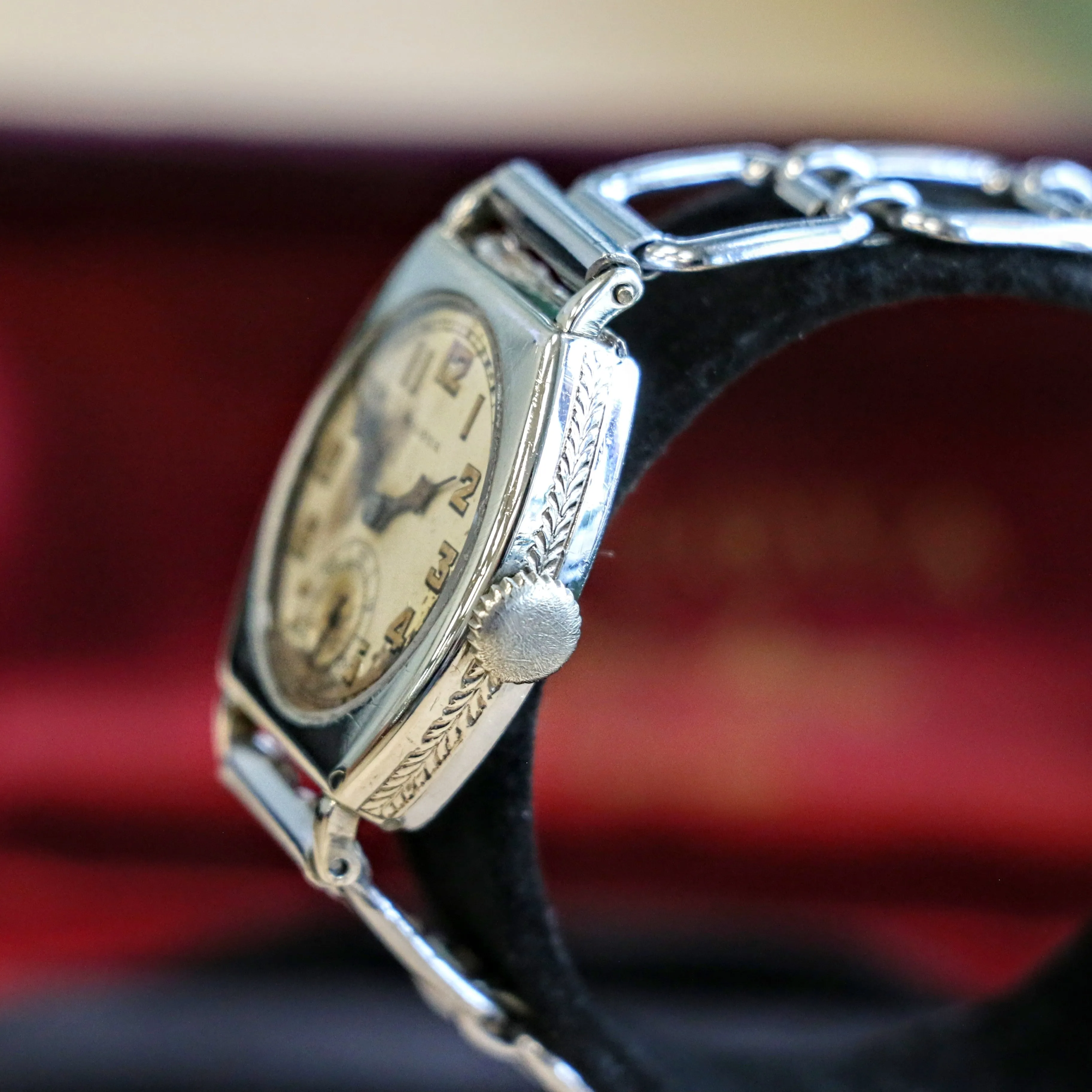 1928 BULOVA Spartan Watch 15 Jewels Cal. 10AN Art Deco Wristwatch