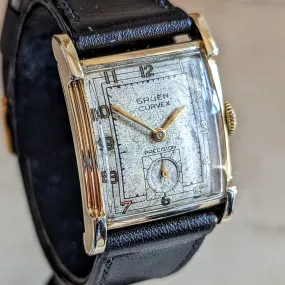 1940 GRUEN CURVEX Precision Watch 17 Jewels Cal. 440 Swiss Made Wristwatch