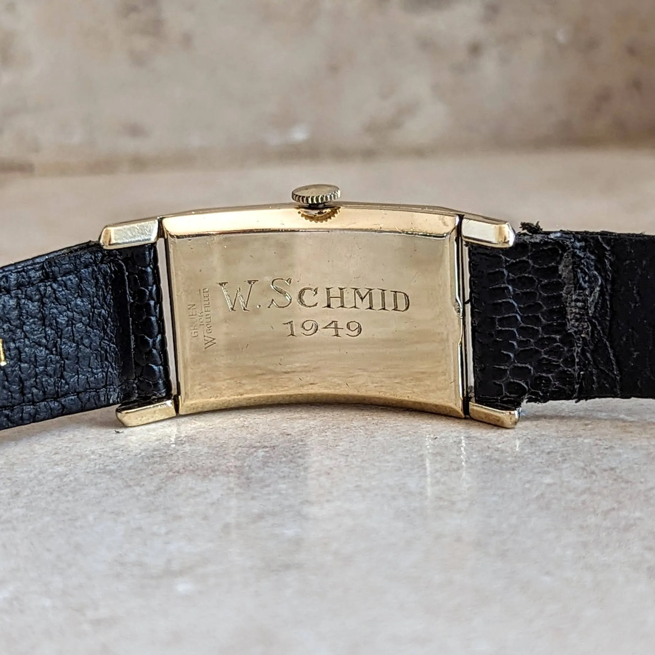 1948 GRUEN Curvex Precision Wristwatch “Curvametric” 17 Jewels Cal. 370 Swiss Watch