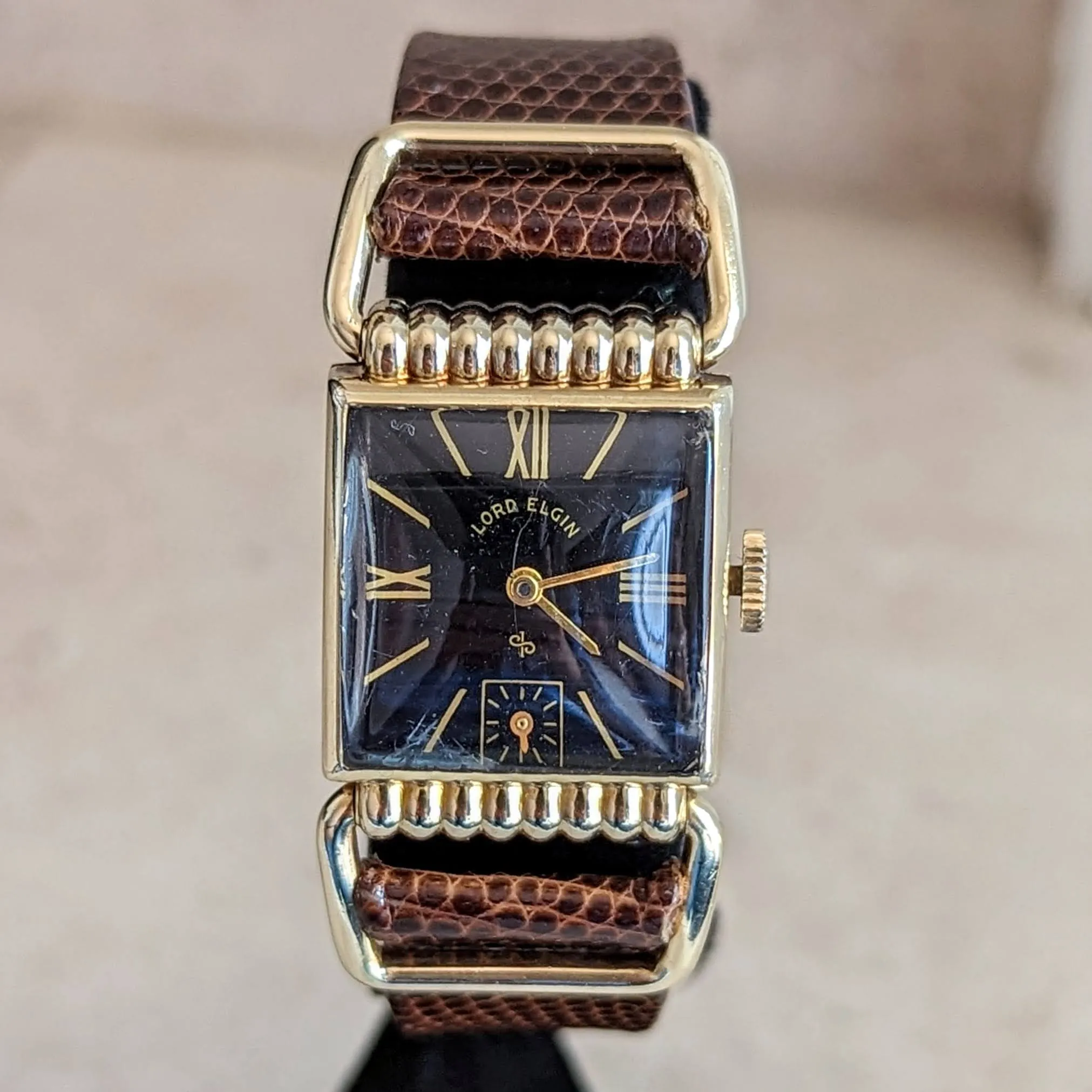1950 LORD ELGIN Drivers Watch Ref. 4602 21 Jewels 4 ADJ’s Grade 626 U.S.A. Made Wristwatch