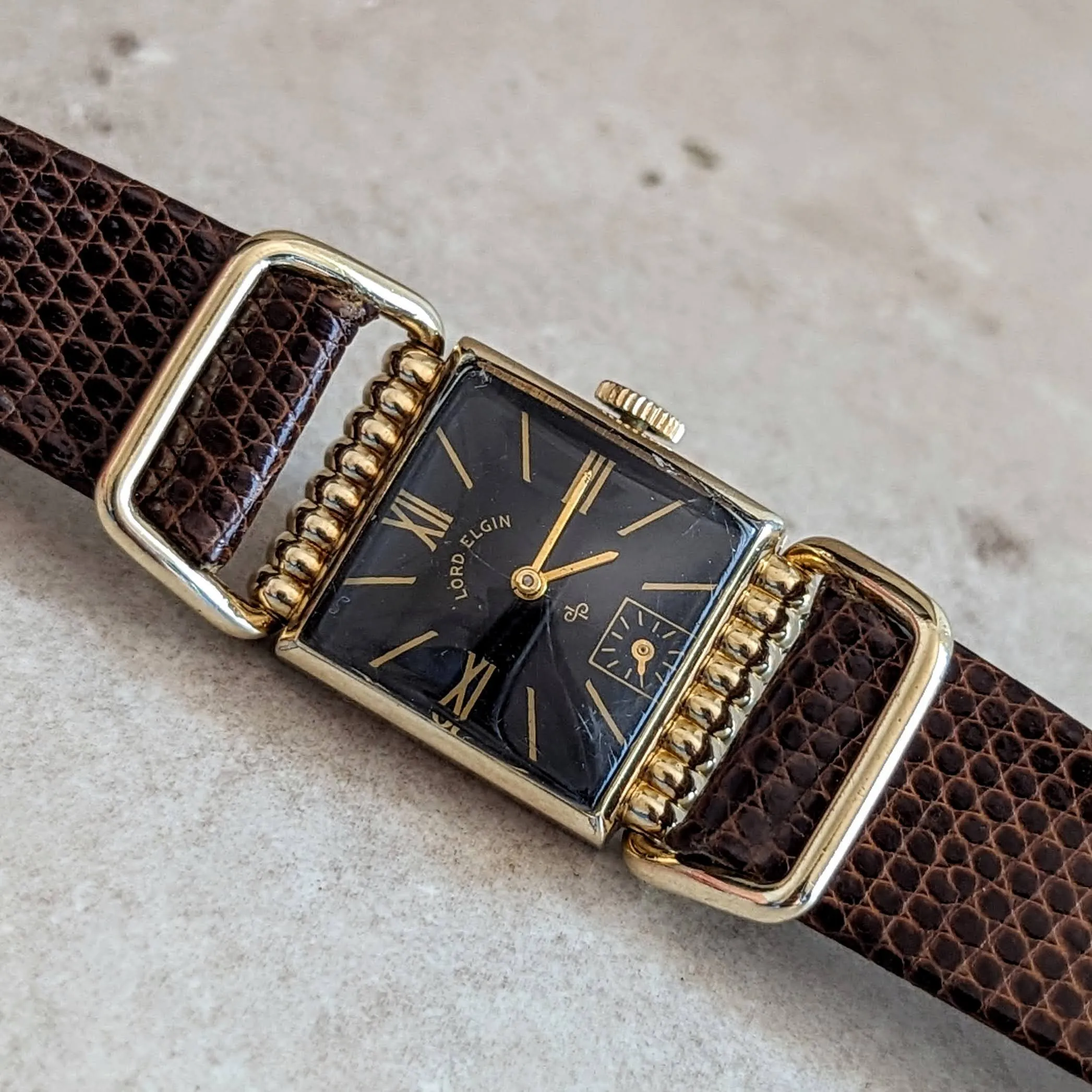 1950 LORD ELGIN Drivers Watch Ref. 4602 21 Jewels 4 ADJ’s Grade 626 U.S.A. Made Wristwatch