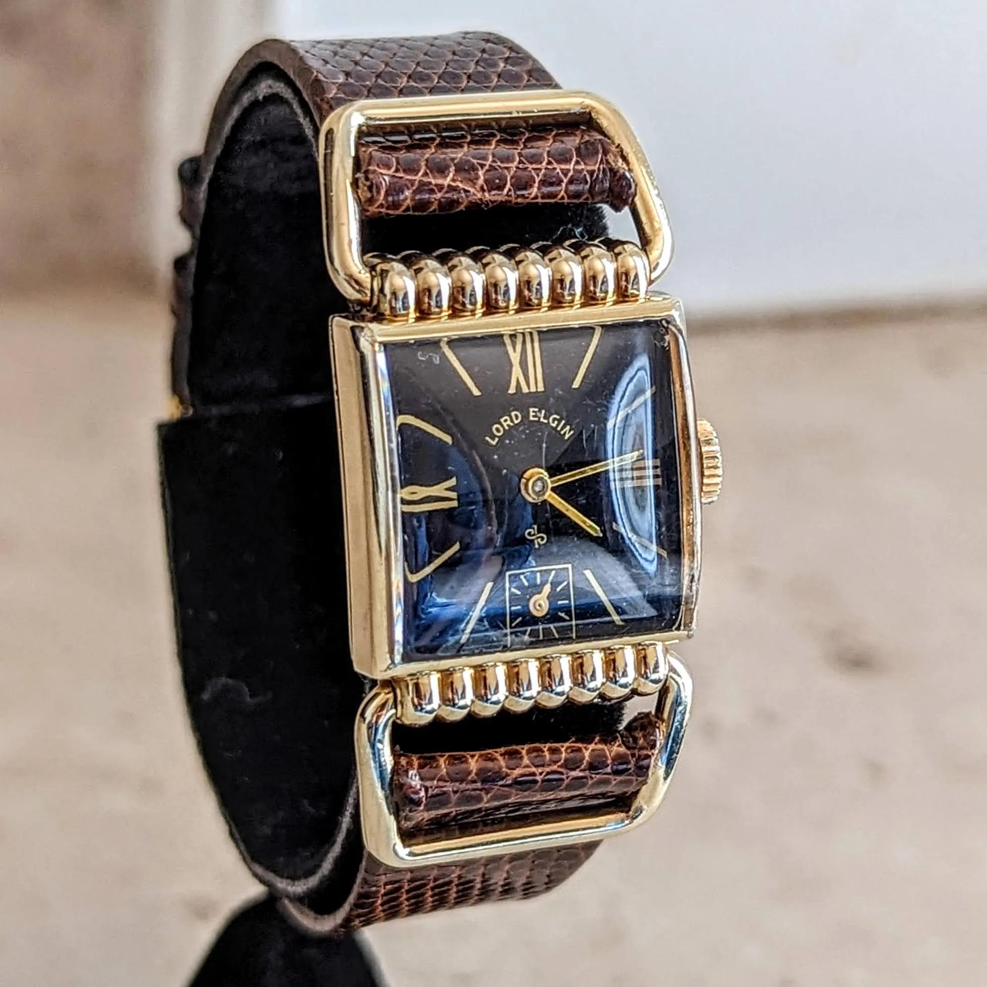 1950 LORD ELGIN Drivers Watch Ref. 4602 21 Jewels 4 ADJ’s Grade 626 U.S.A. Made Wristwatch