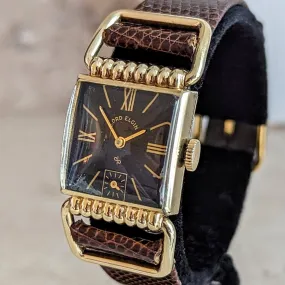 1950 LORD ELGIN Drivers Watch Ref. 4602 21 Jewels 4 ADJ’s Grade 626 U.S.A. Made Wristwatch