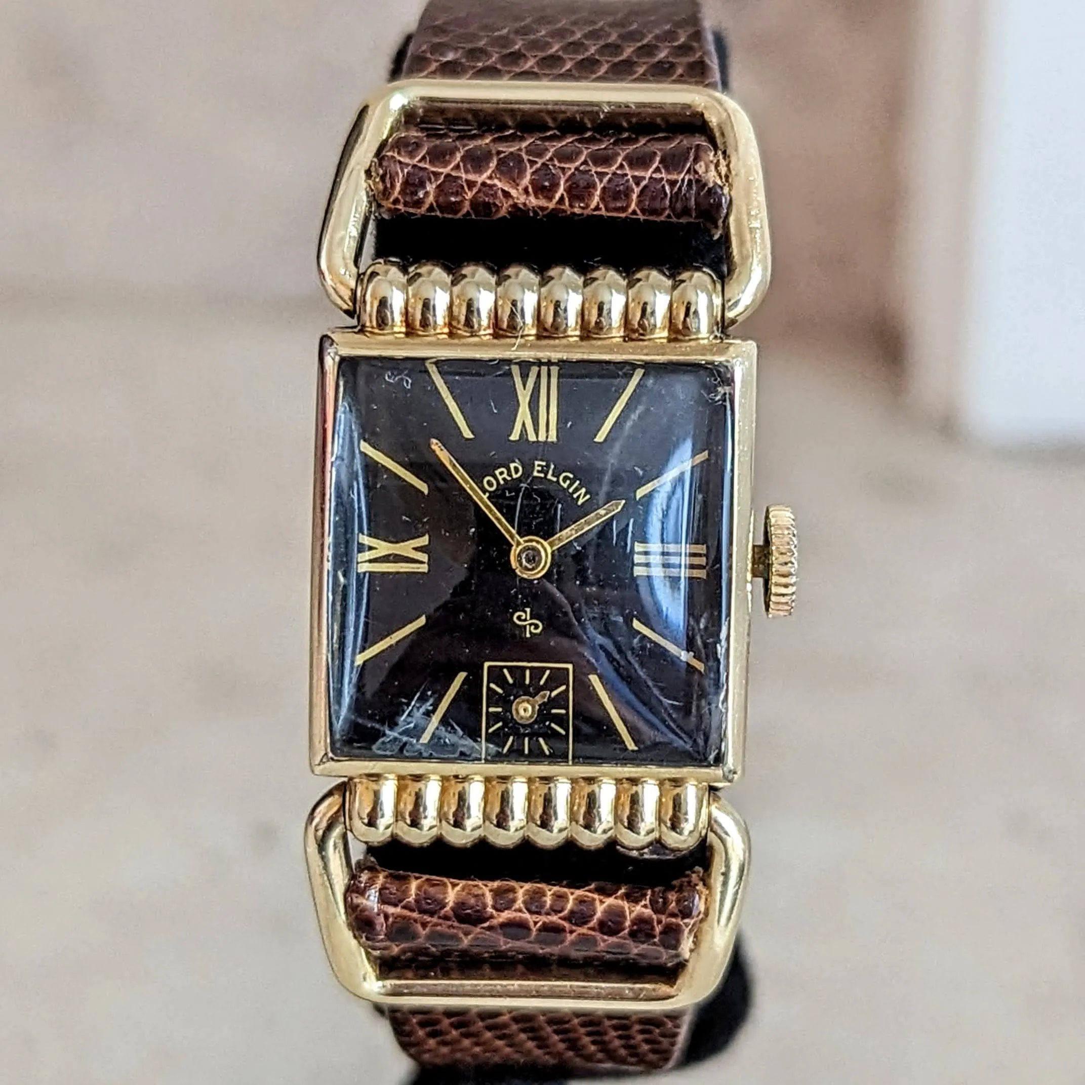 1950 LORD ELGIN Drivers Watch Ref. 4602 21 Jewels 4 ADJ’s Grade 626 U.S.A. Made Wristwatch