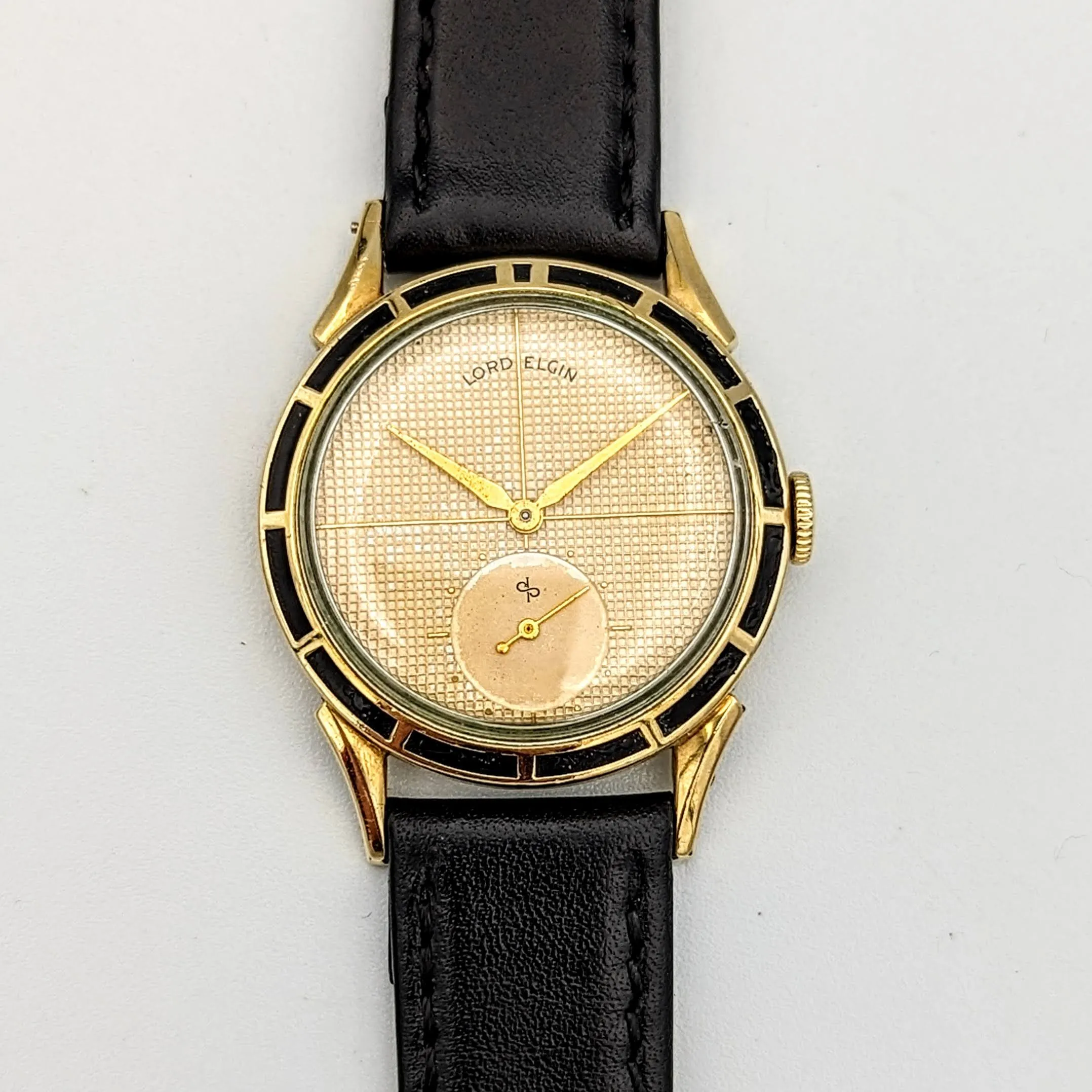 1952 Lord ELGIN Clubman Watch Cal. Grade 556 21 Jewels 14K GF Vintage Wristwatch