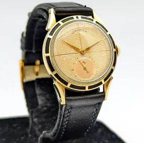 1952 Lord ELGIN Clubman Watch Cal. Grade 556 21 Jewels 14K GF Vintage Wristwatch