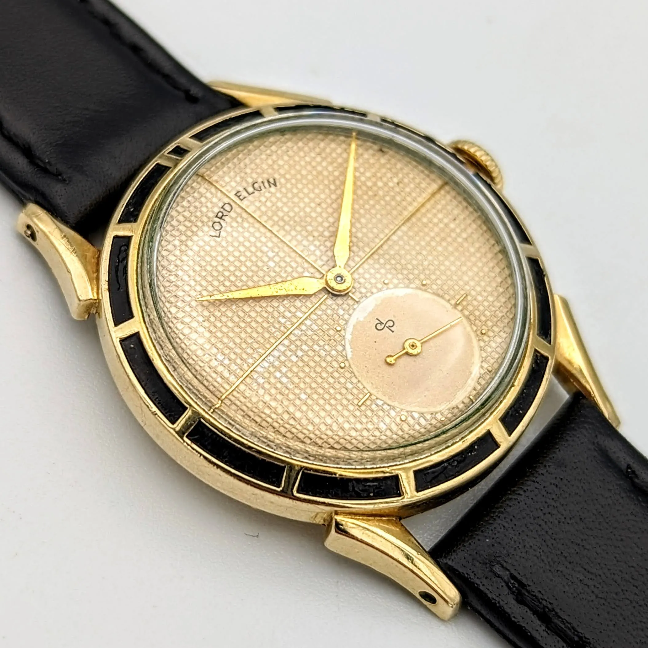 1952 Lord ELGIN Clubman Watch Cal. Grade 556 21 Jewels 14K GF Vintage Wristwatch