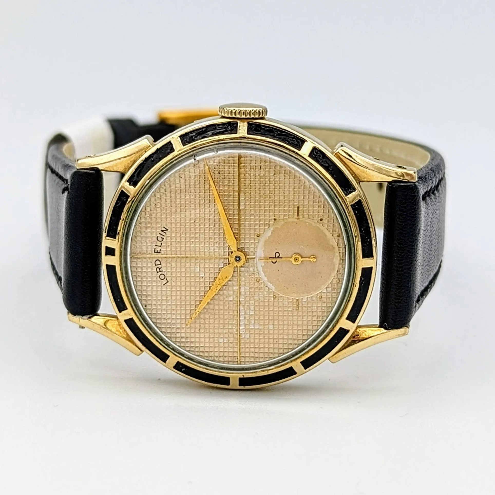 1952 Lord ELGIN Clubman Watch Cal. Grade 556 21 Jewels 14K GF Vintage Wristwatch