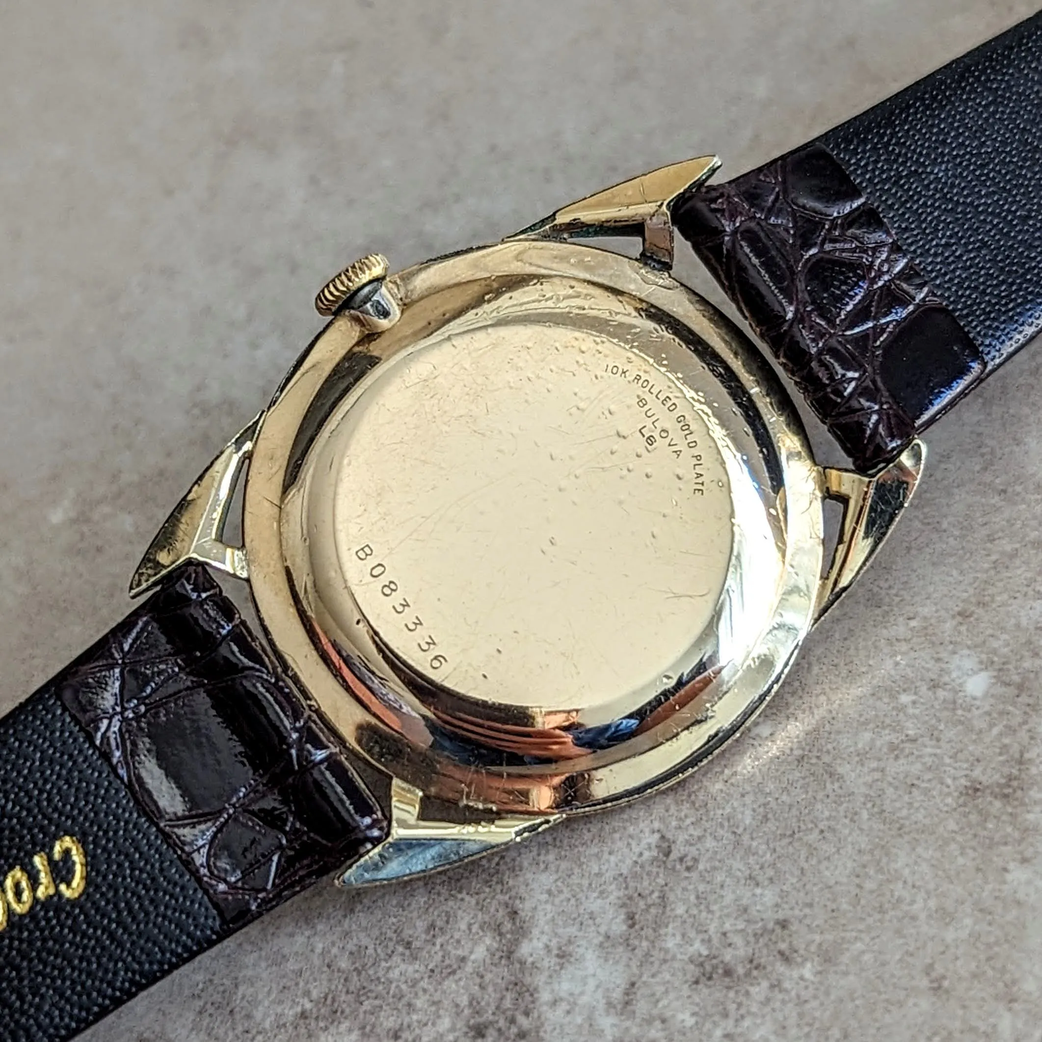 1956 BULOVA President "E" Wristwatch Cal. 10BU 17 Jewels Swiss Made Watch