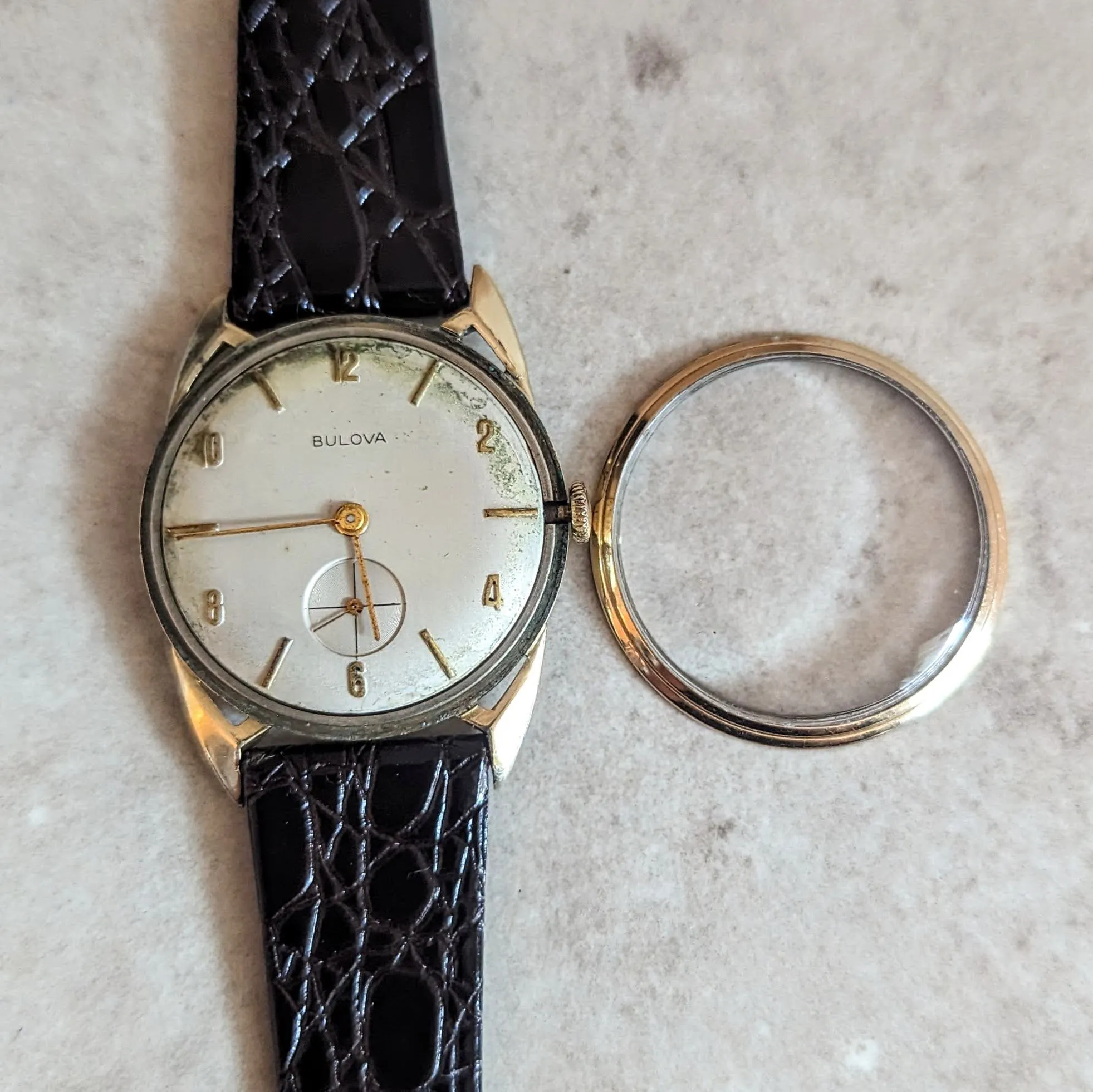 1956 BULOVA President "E" Wristwatch Cal. 10BU 17 Jewels Swiss Made Watch