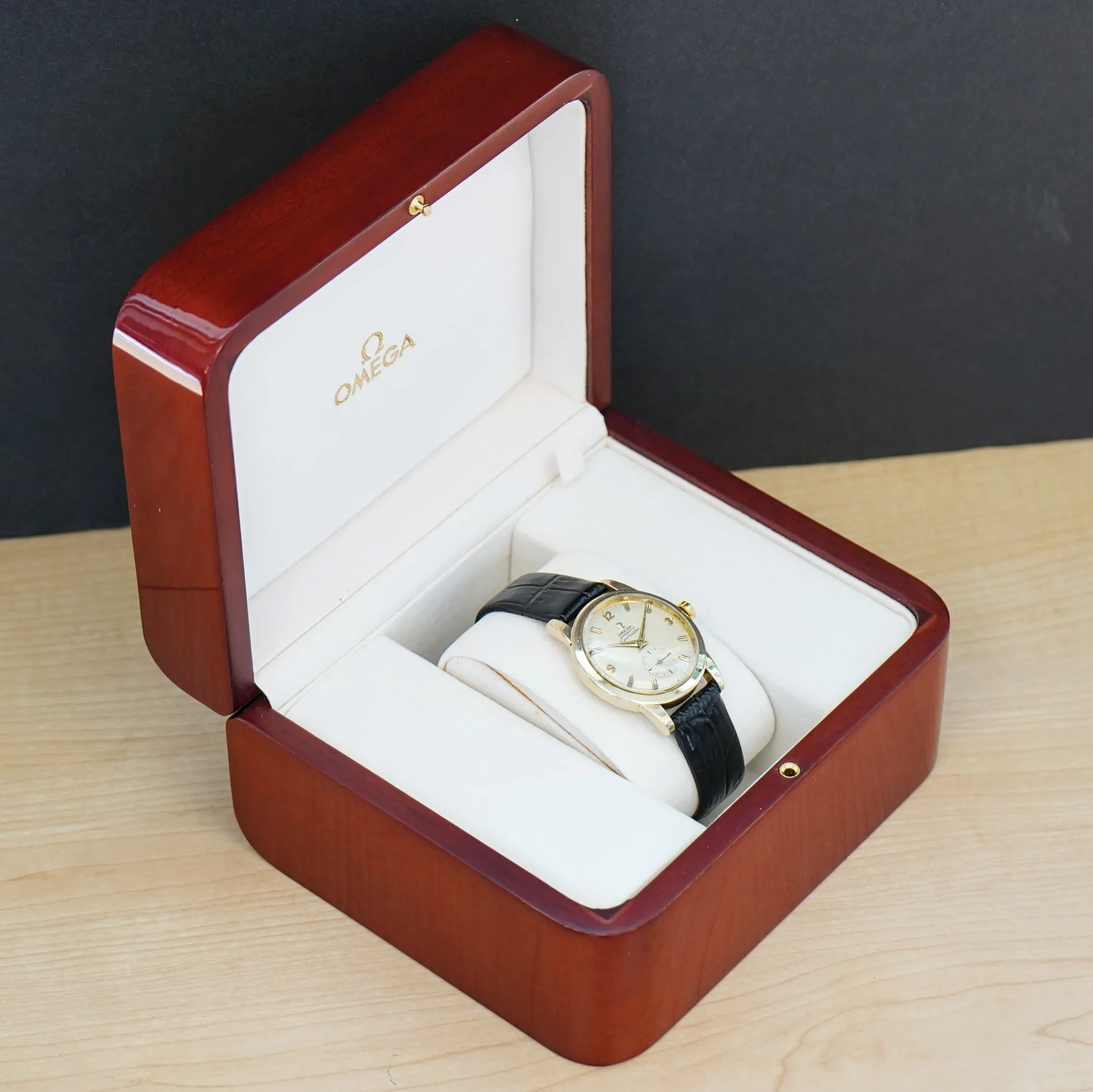 1957 OMEGA Seamaster Automatic Watch Ref. FX6249 Cal. 490 Wristwatch 14K G.F. - IN BOX