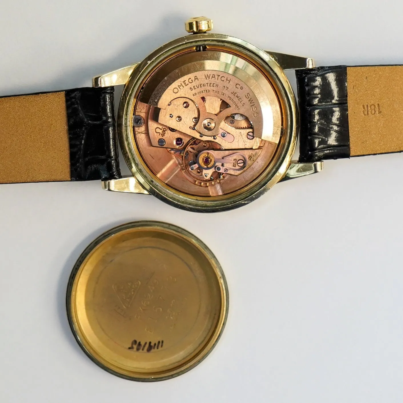 1957 OMEGA Seamaster Automatic Watch Ref. FX6249 Cal. 490 Wristwatch 14K G.F. - IN BOX