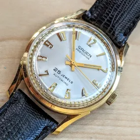 1960s GRUEN Precision Autowind Wristwatch 25 Jewels Cal. 711SS Swiss Made Watch