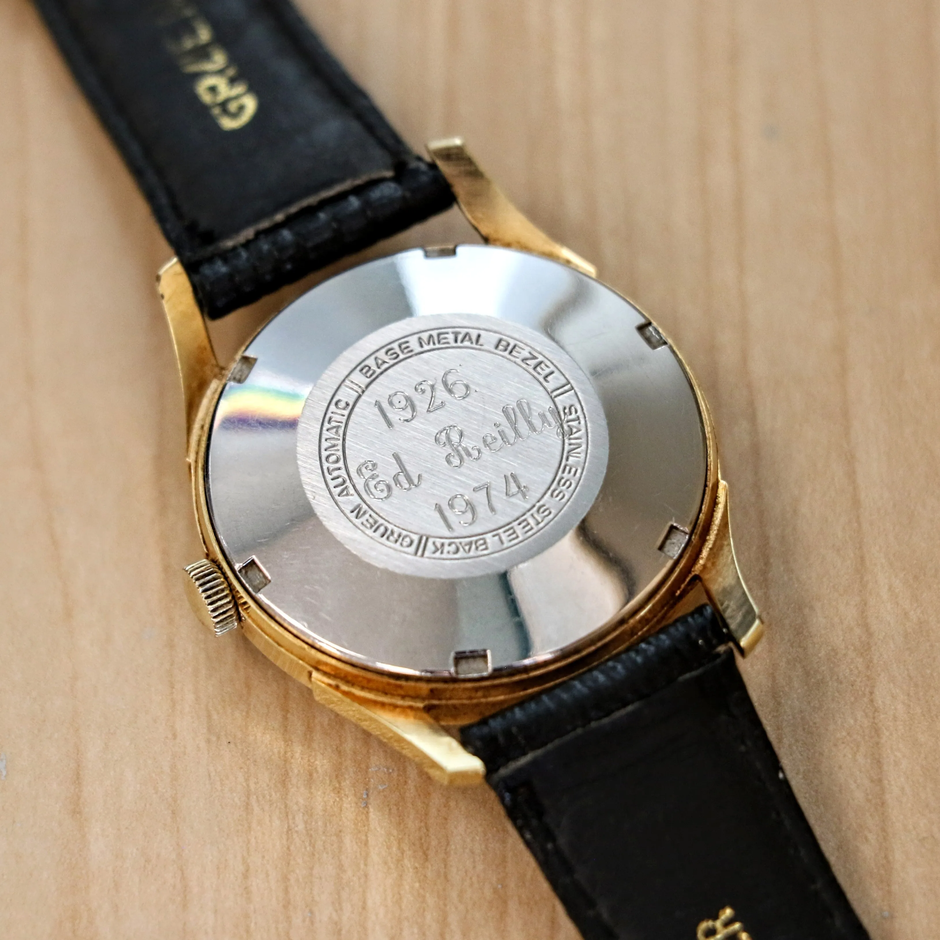 1960s GRUEN Precision Autowind Wristwatch 25 Jewels Cal. 711SS Swiss Made Watch