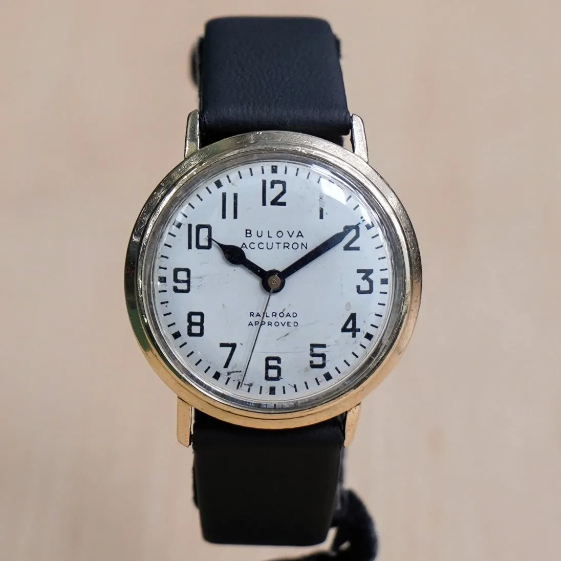 1967 BULOVA Accutron "202" Railroad Approved Watch 214 Movement GF Wristwatch