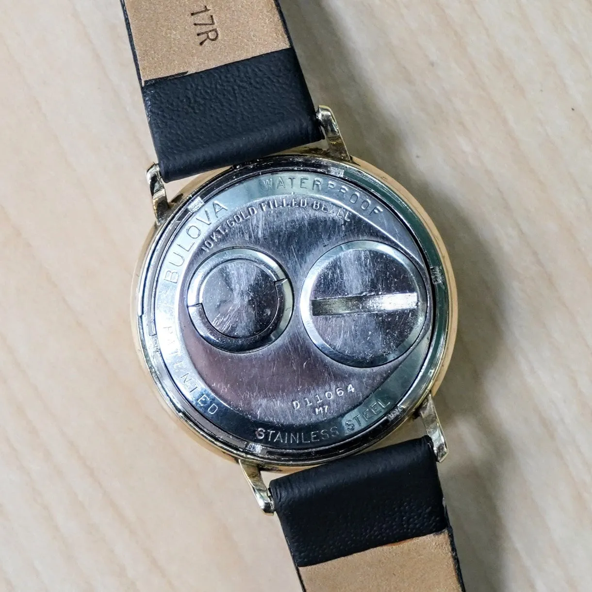 1967 BULOVA Accutron "202" Railroad Approved Watch 214 Movement GF Wristwatch