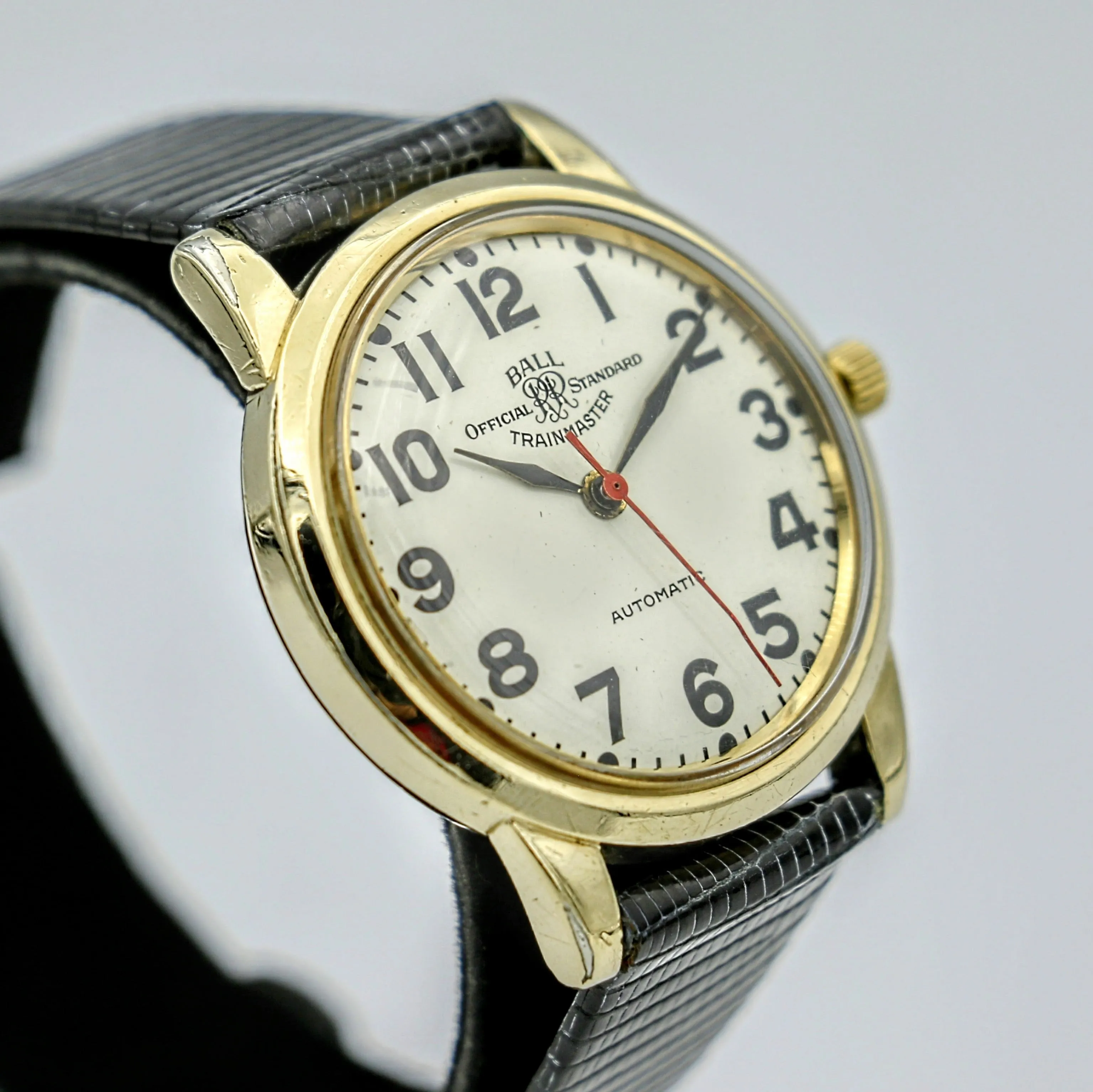 1970 BALL Watch Official RR Standard Trainmaster 25 Jewels Vintage Wristwatch