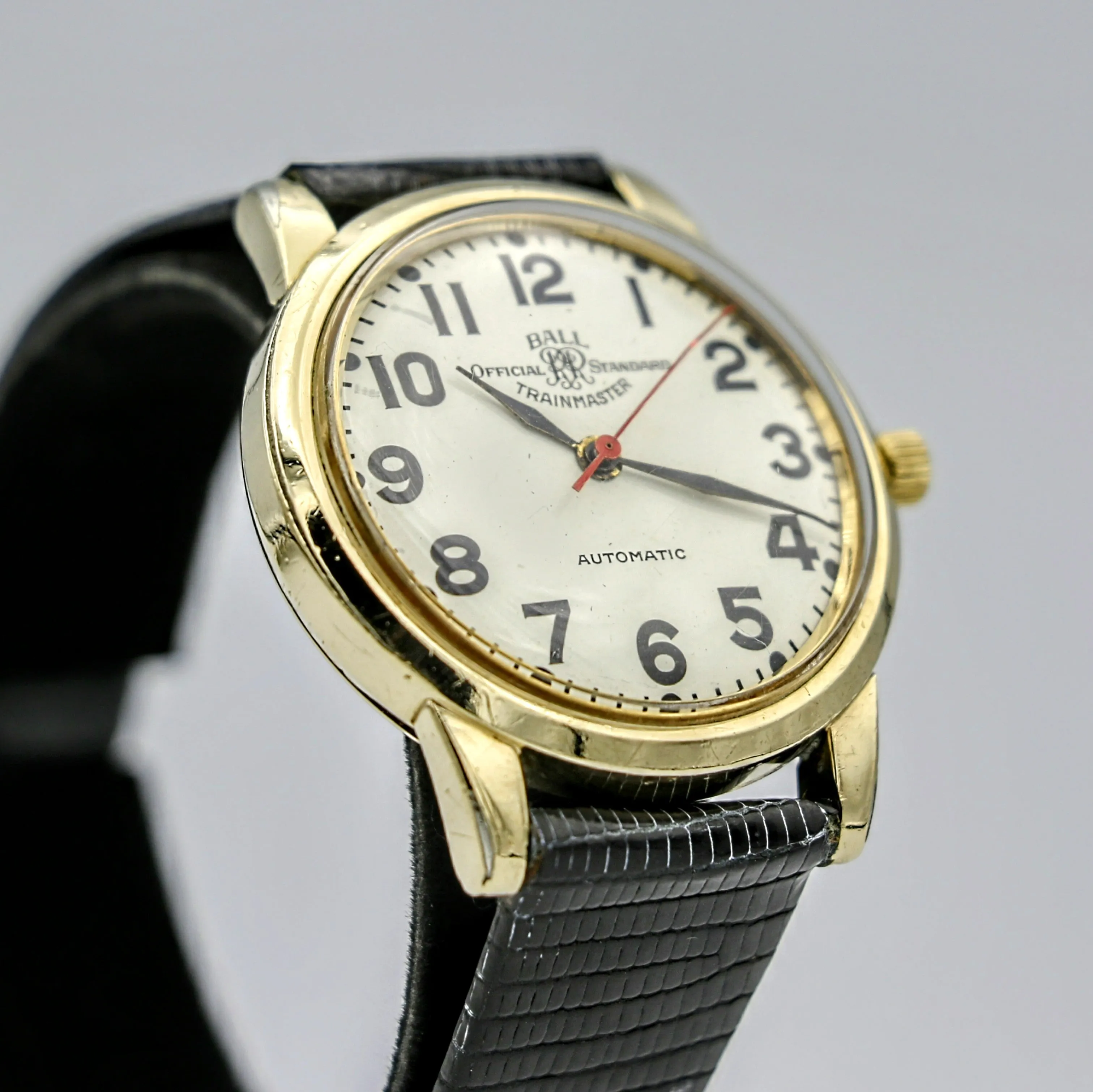 1970 BALL Watch Official RR Standard Trainmaster 25 Jewels Vintage Wristwatch