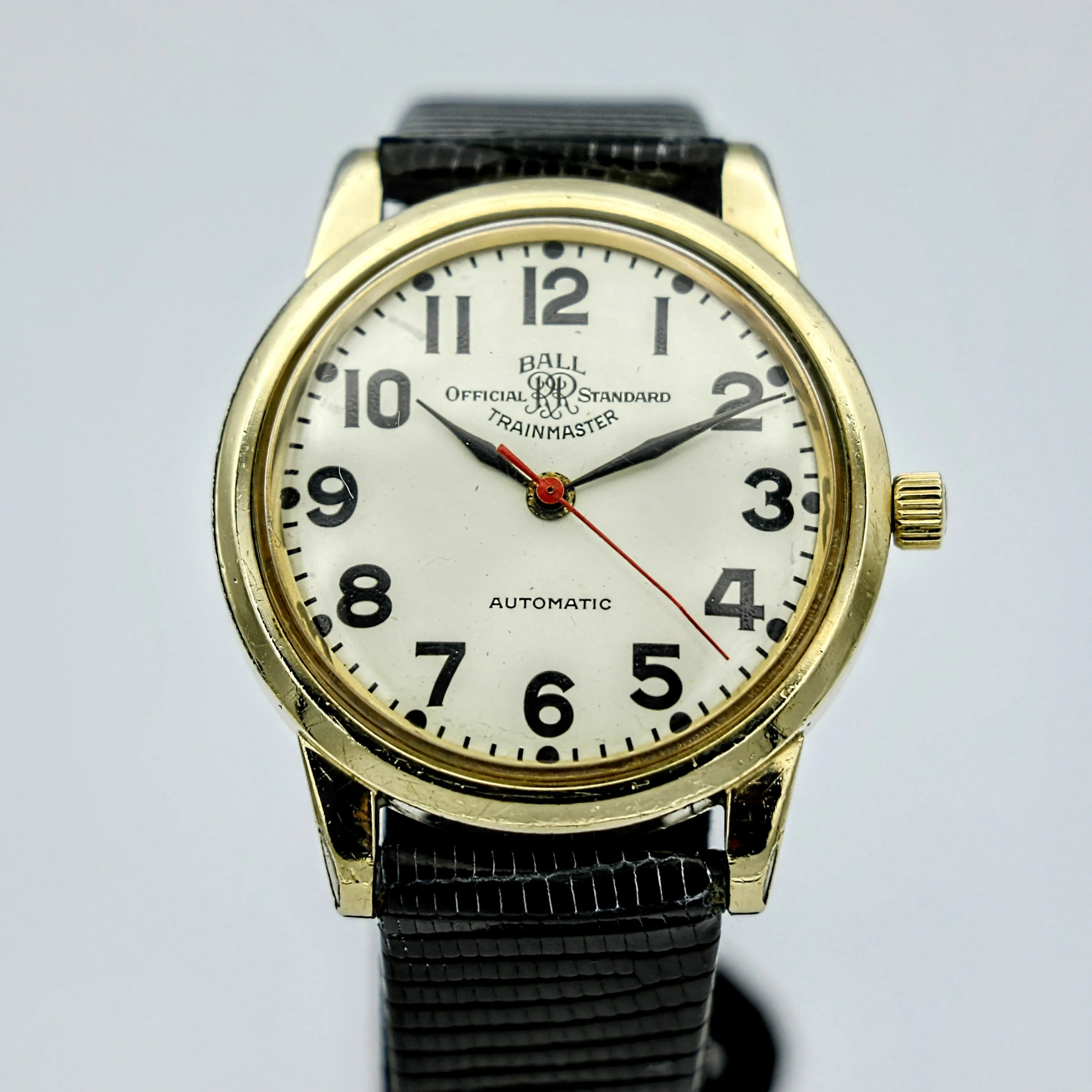 1970 BALL Watch Official RR Standard Trainmaster 25 Jewels Vintage Wristwatch