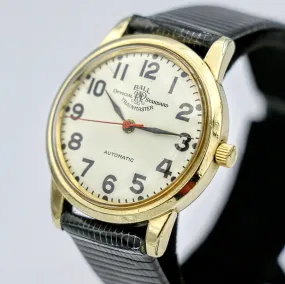 1970 BALL Watch Official RR Standard Trainmaster 25 Jewels Vintage Wristwatch