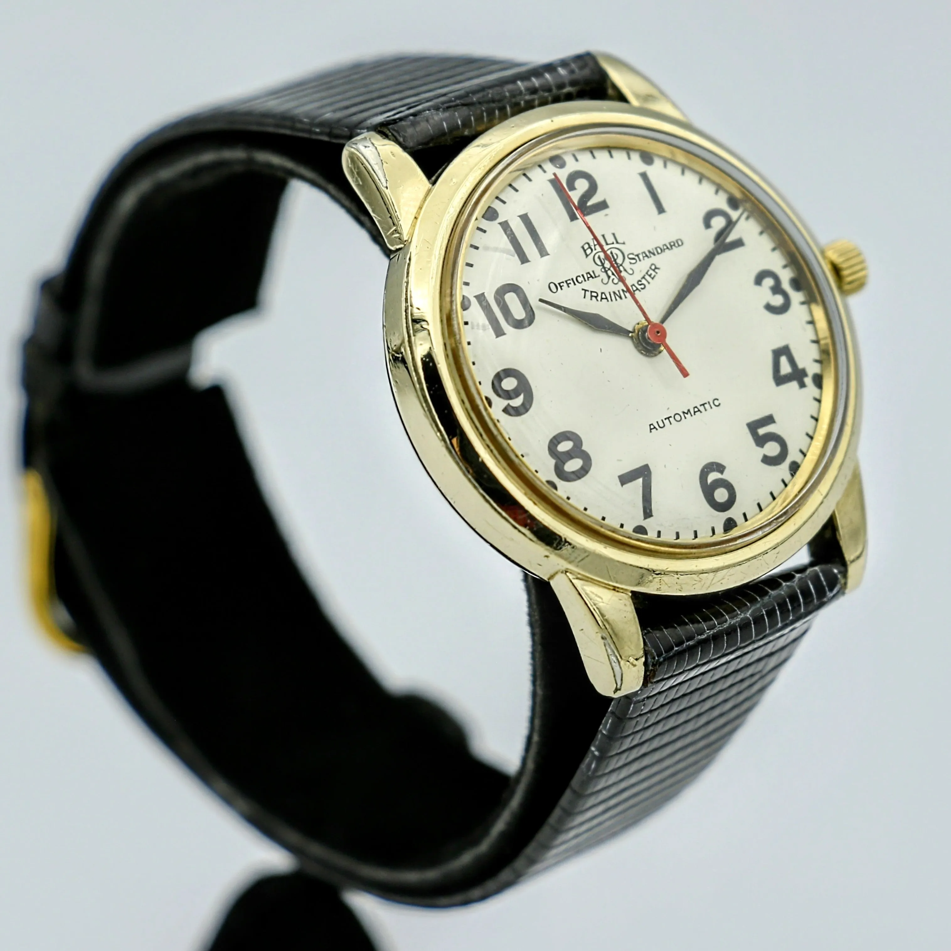 1970 BALL Watch Official RR Standard Trainmaster 25 Jewels Vintage Wristwatch