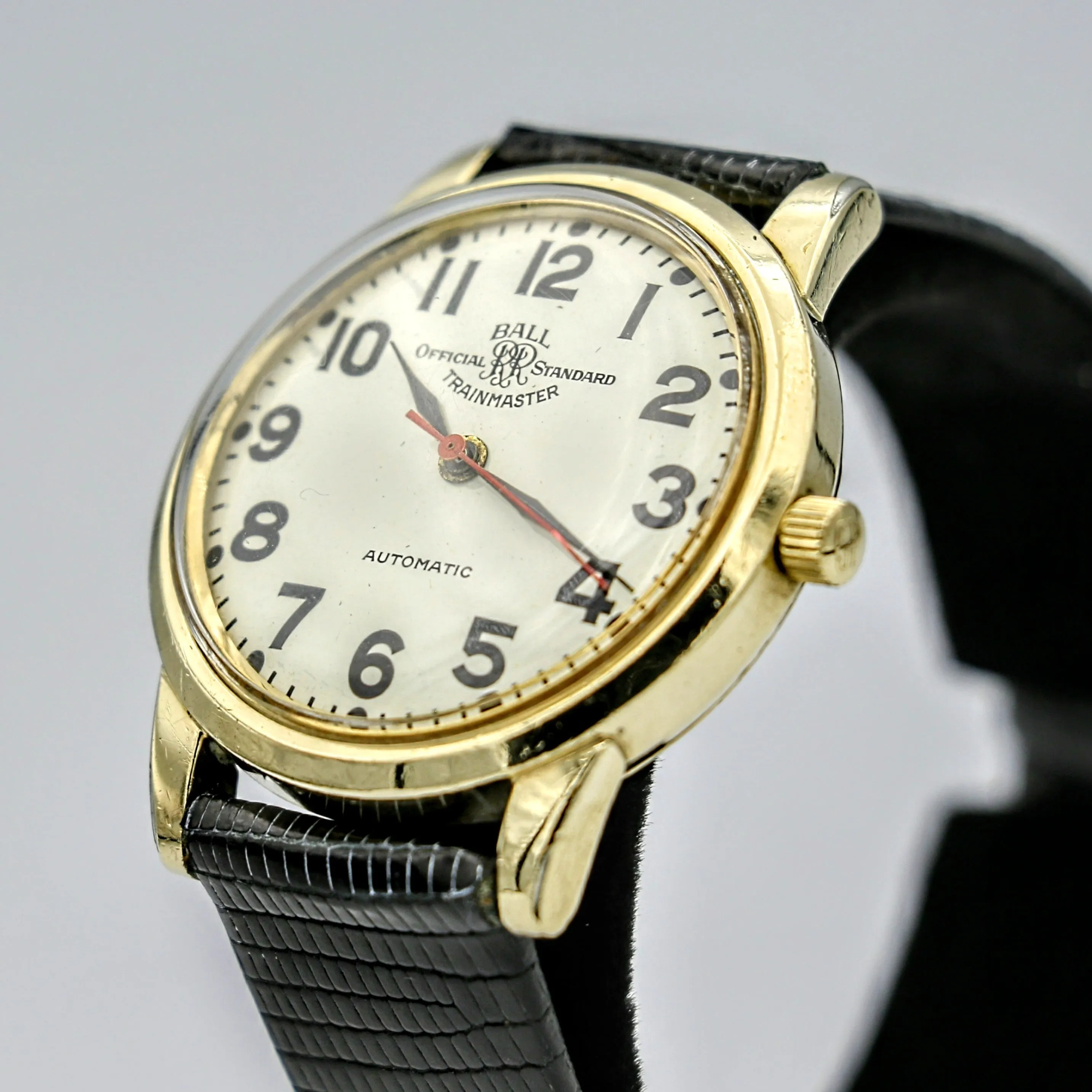 1970 BALL Watch Official RR Standard Trainmaster 25 Jewels Vintage Wristwatch