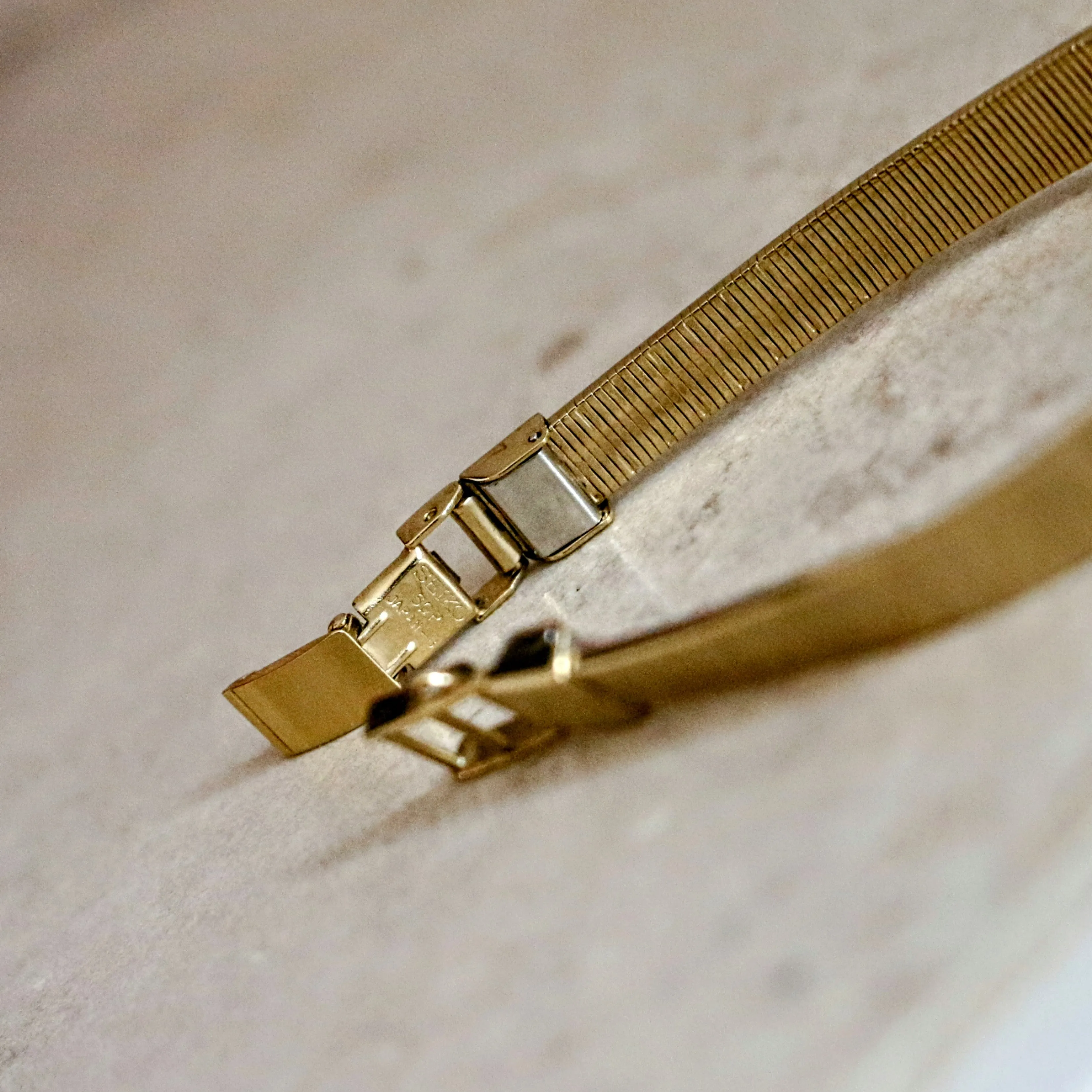 1973 SEIKO Ladies Watch Ref. 1520-3570 Rectangle Tank Case Wristwatch