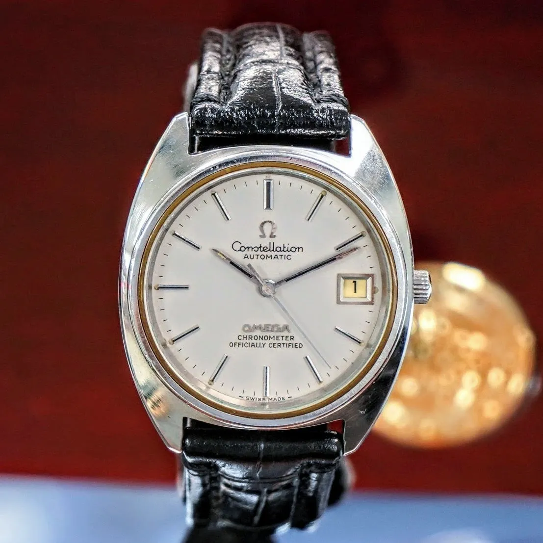 1974 OMEGA Constellation Automatic Watch Ref. ST 168.0056 Cal. 1011 Chronomether Officially Certified Wristwatch - IN BOX!