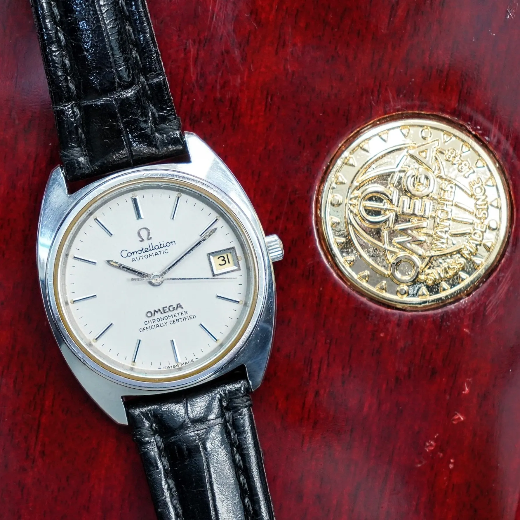 1974 OMEGA Constellation Automatic Watch Ref. ST 168.0056 Cal. 1011 Chronomether Officially Certified Wristwatch - IN BOX!