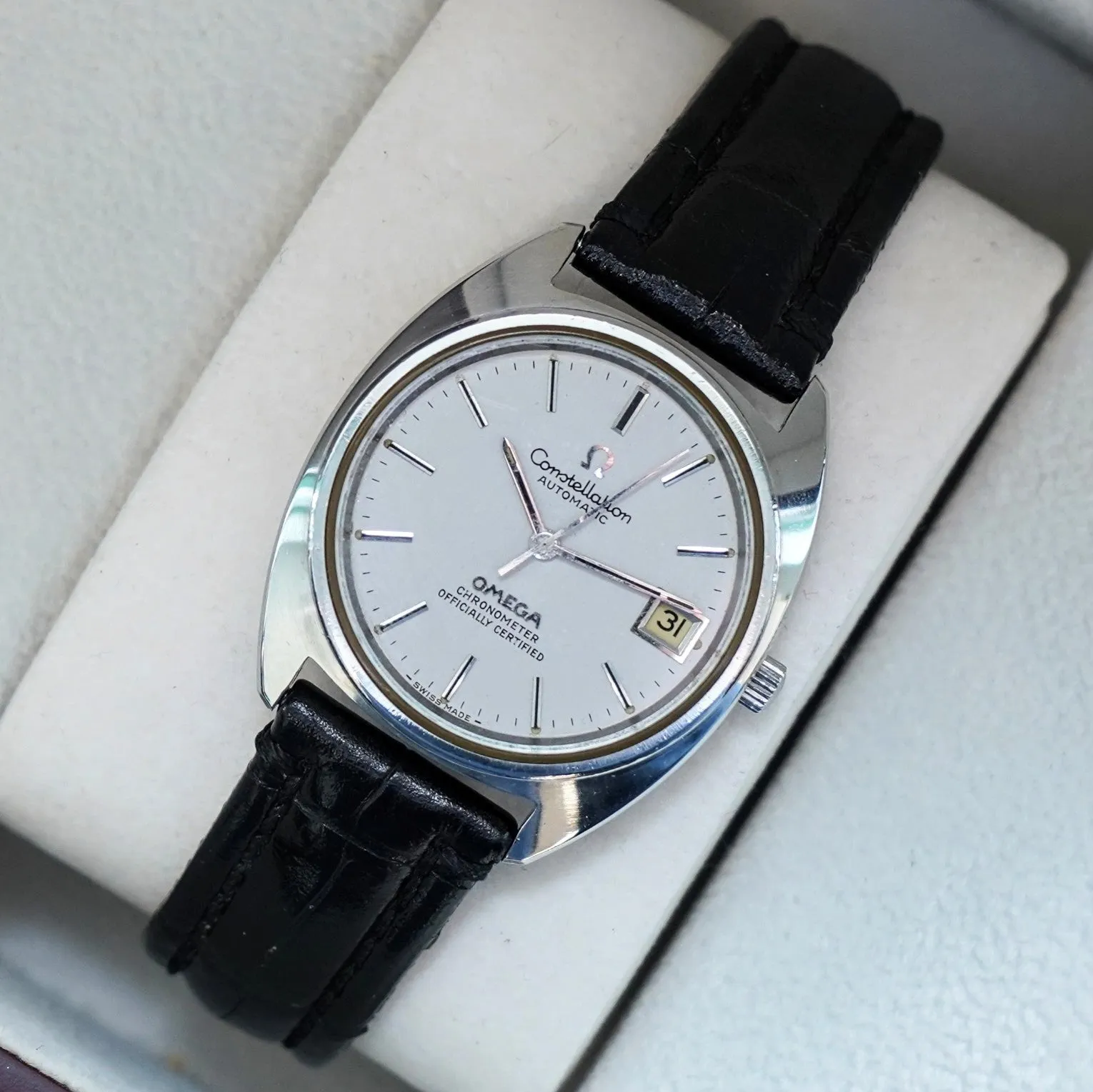 1974 OMEGA Constellation Automatic Watch Ref. ST 168.0056 Cal. 1011 Chronomether Officially Certified Wristwatch - IN BOX!