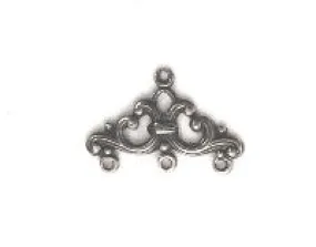 25mm Connector, 3 strand, Classic Silver,- 6 each