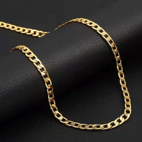 316L Stainless Steel Plain Circle Cuban Chain Street Style Hot Punk Fashion Woman