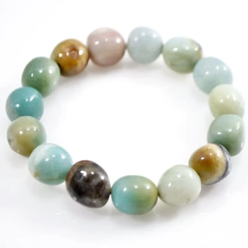 AAA Amazon Amazonite Irregular Shape Gemstone Bracelets