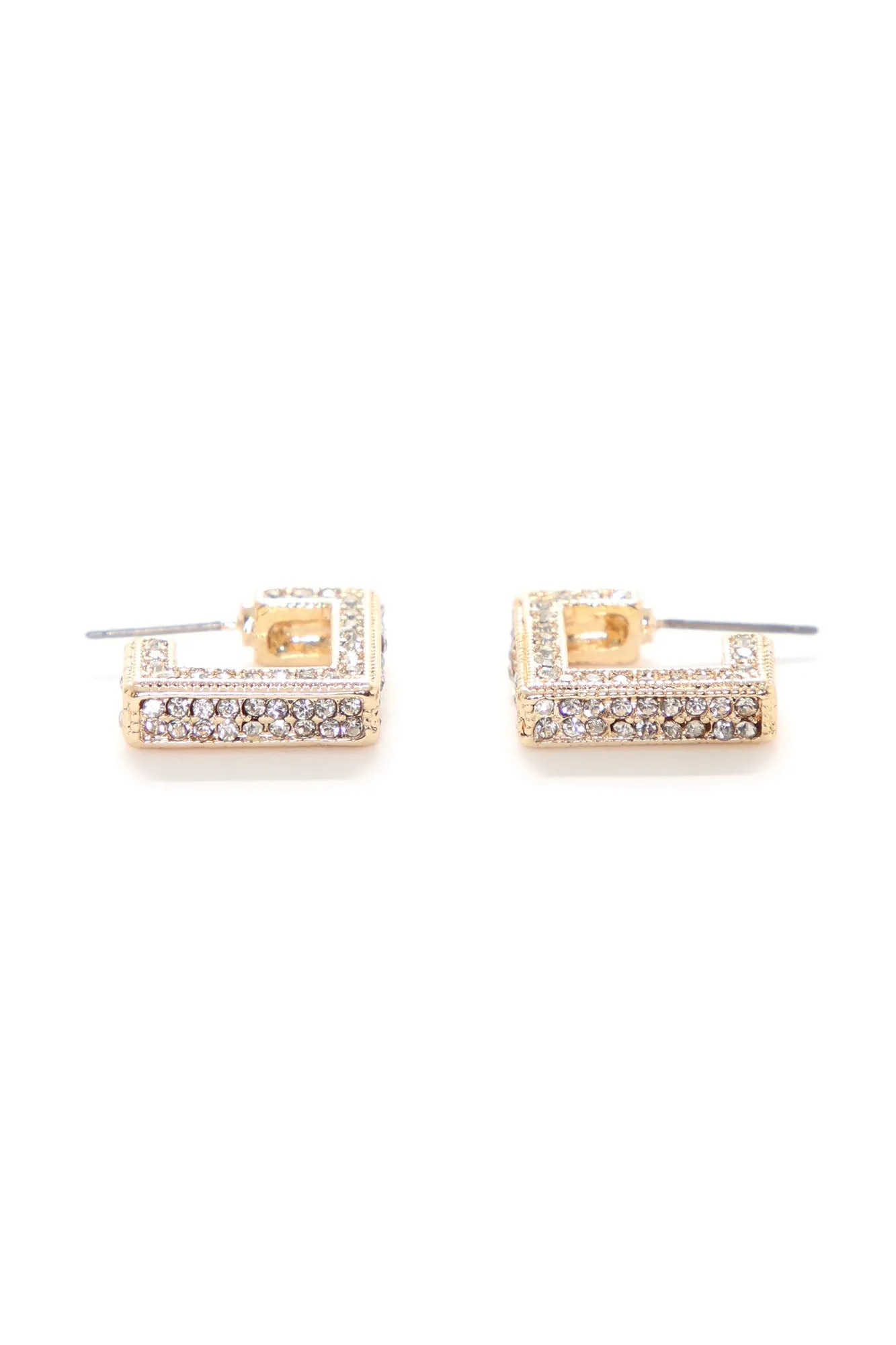 All Over Shine Hoop Earring - Gold