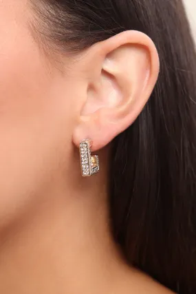 All Over Shine Hoop Earring - Gold