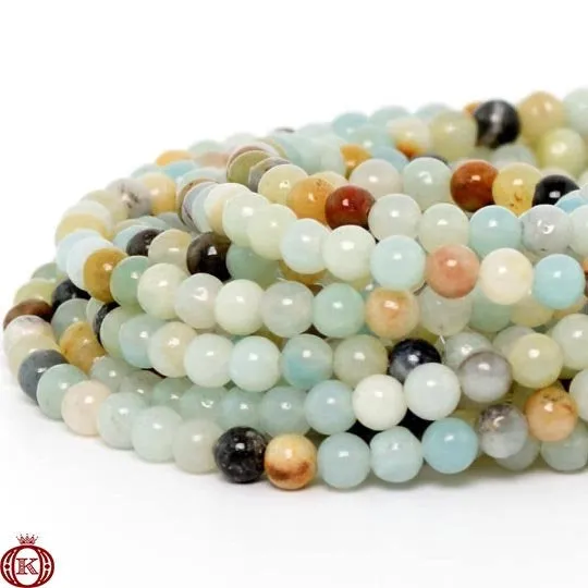 Amazonite Beads Smooth Round