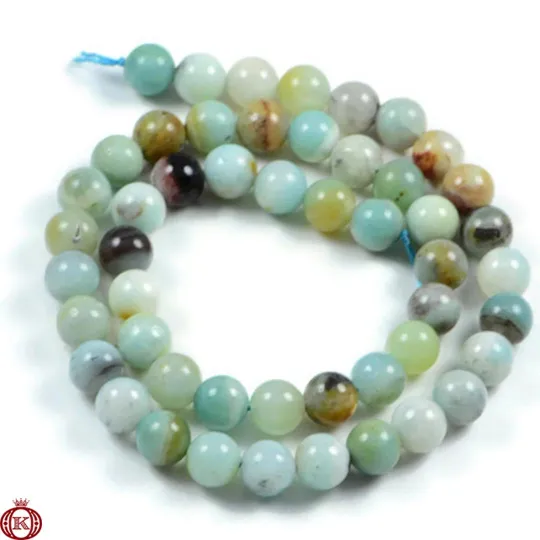 Amazonite Beads Smooth Round