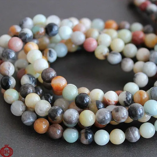 Amazonite Beads Smooth Round