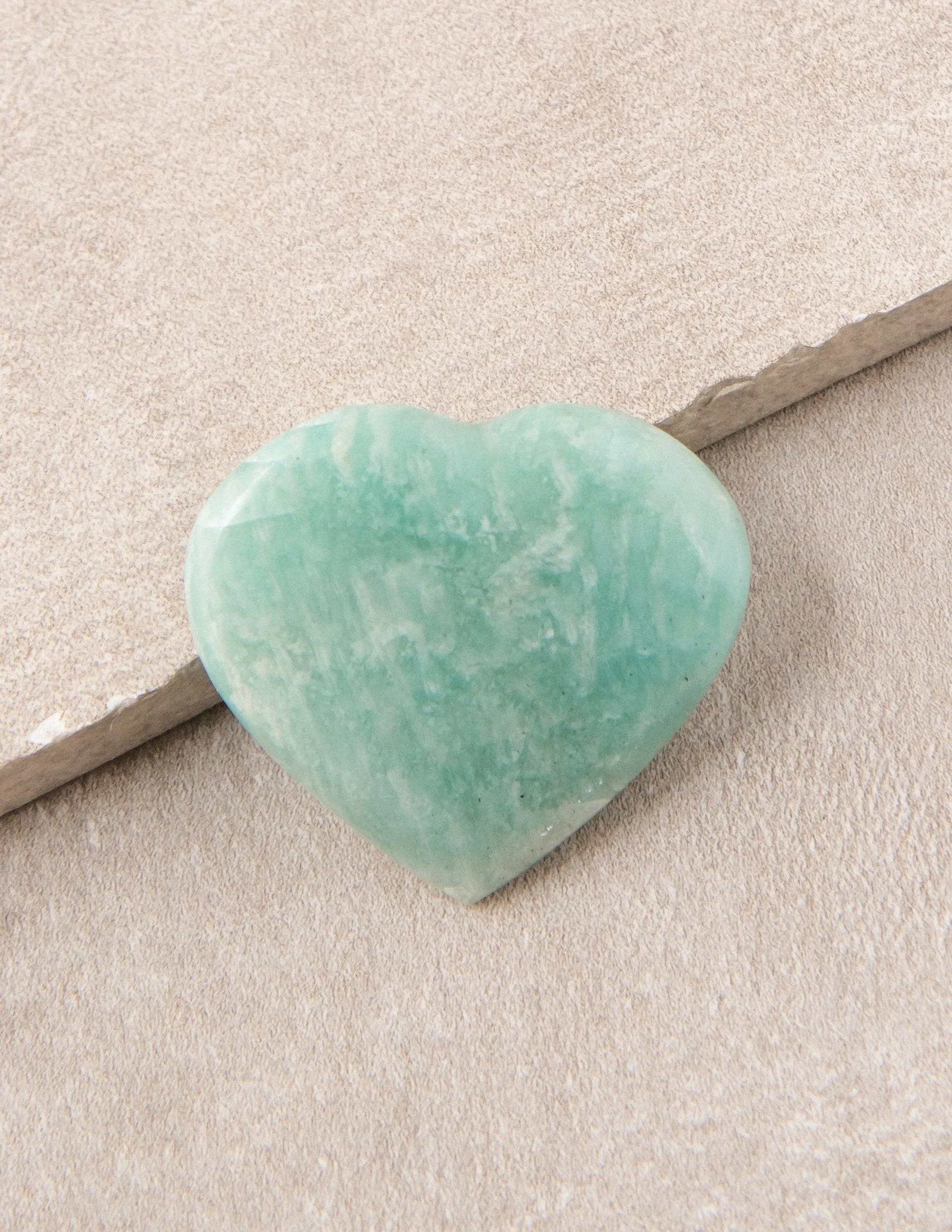 Amazonite Gemstone Heart