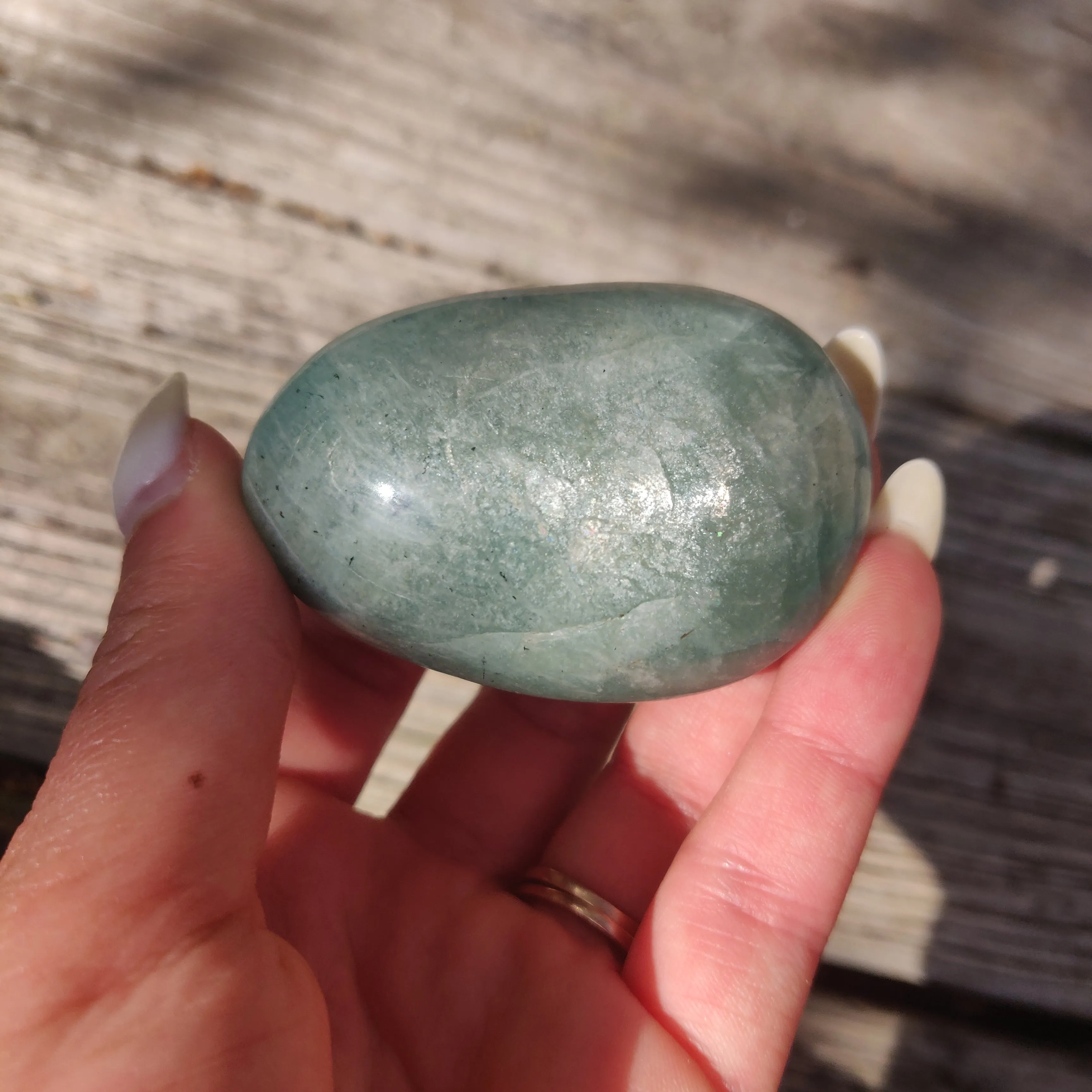 Amazonite Palm Stone (#13)