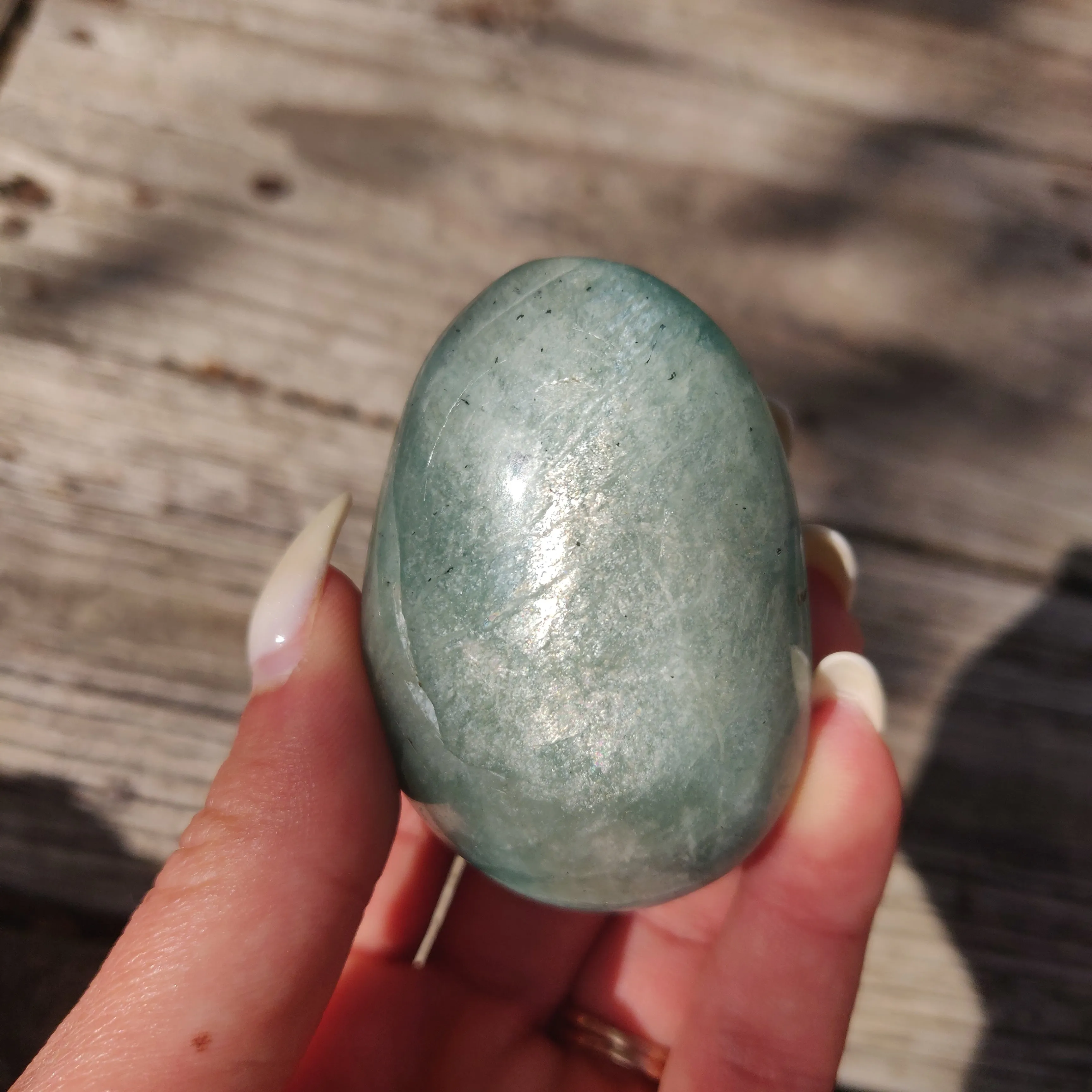 Amazonite Palm Stone (#13)
