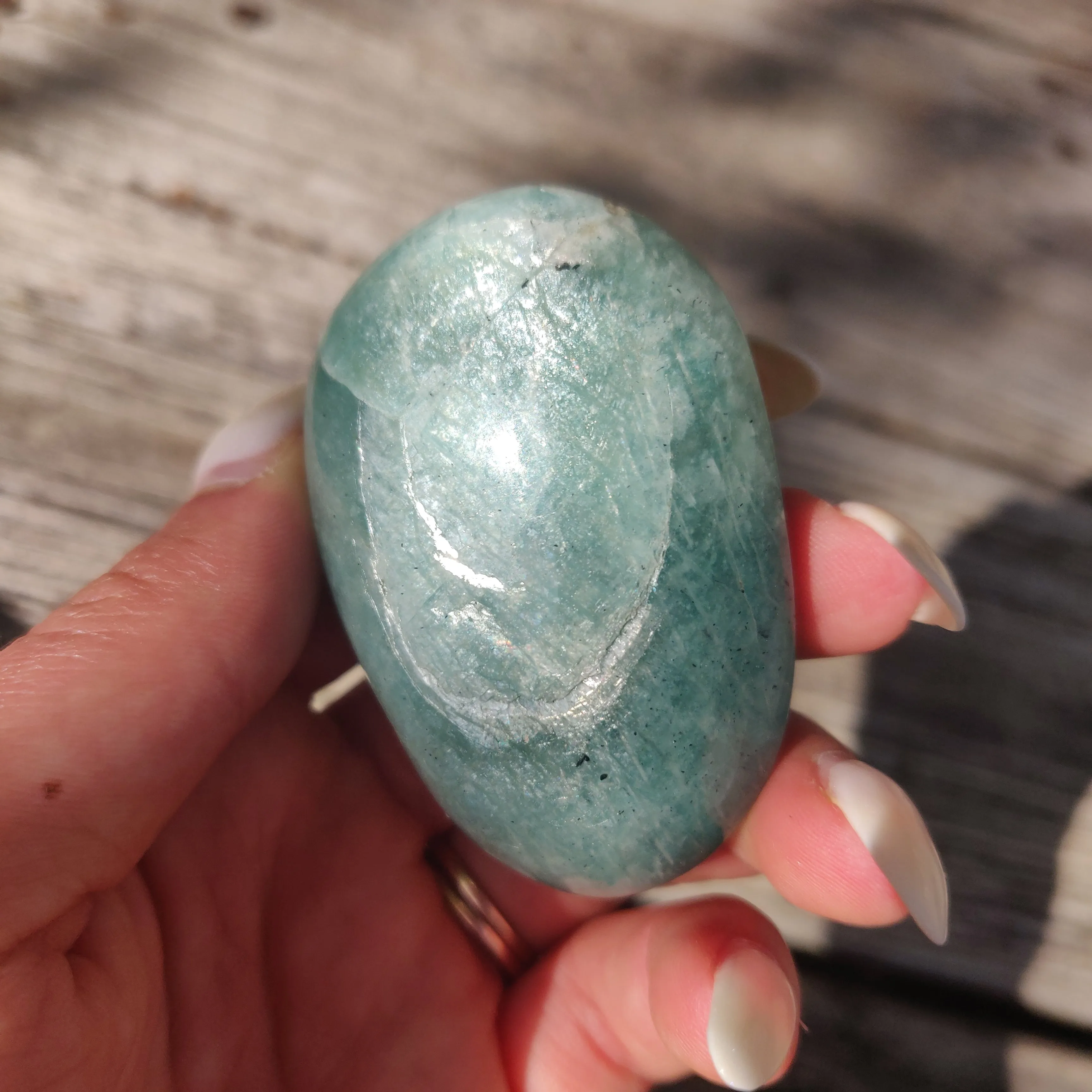 Amazonite Palm Stone (#13)