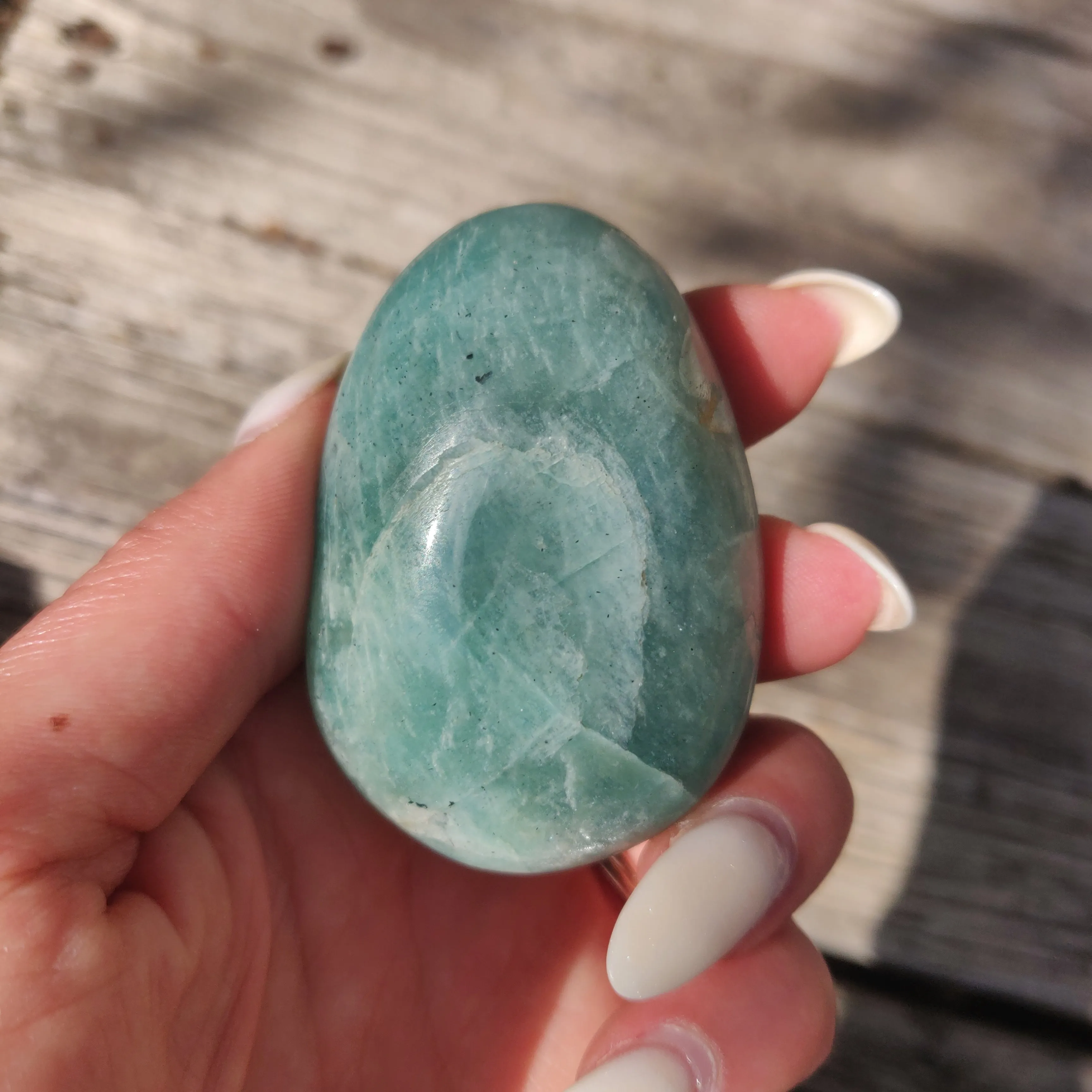Amazonite Palm Stone (#13)
