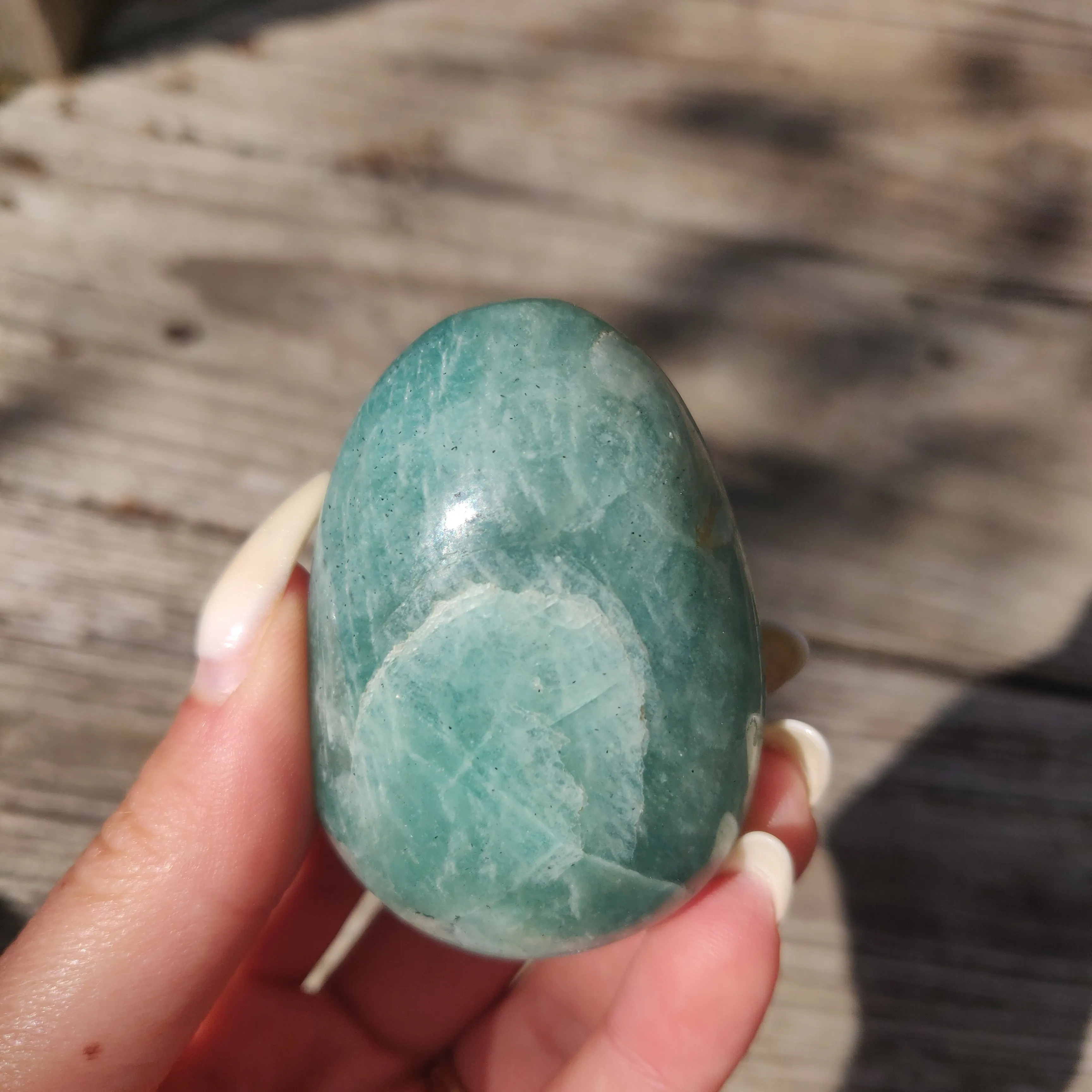 Amazonite Palm Stone (#13)