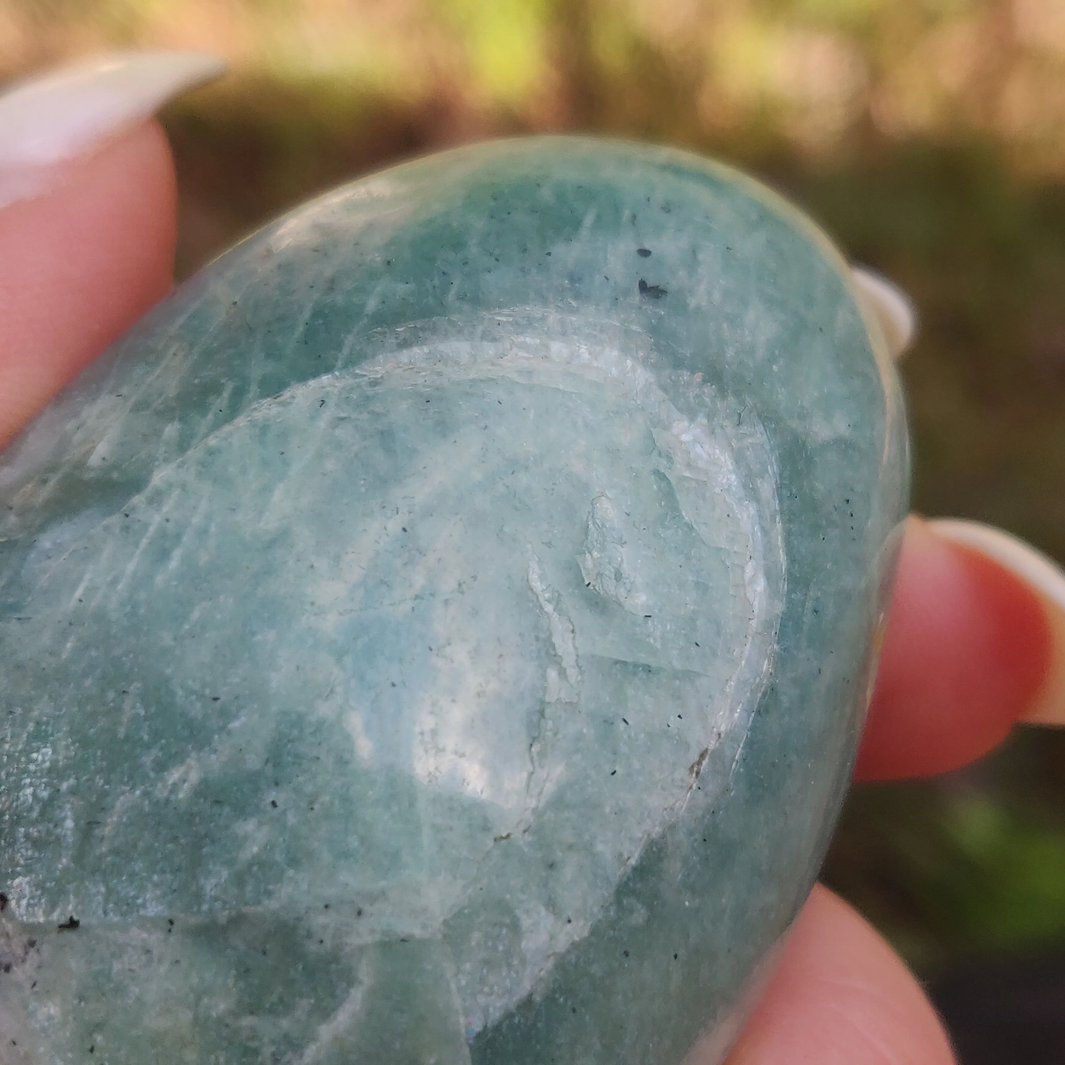 Amazonite Palm Stone (#13)